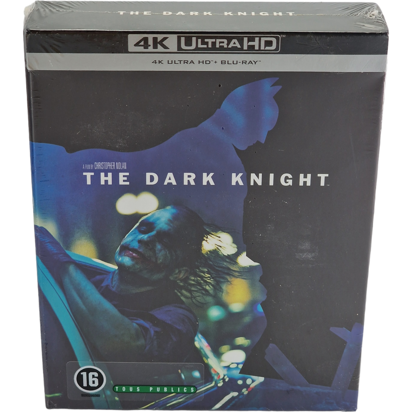 Batman: The Dark Knight SteelBook 4K Ultra HD + Blu-ray Édition Collector Zone B