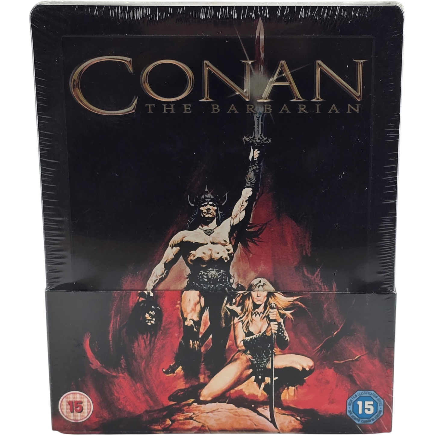 Conan the Barbarian Bluray SteelBook Débossé Zavvi Ltd 2013 Schwarzenegger Libre