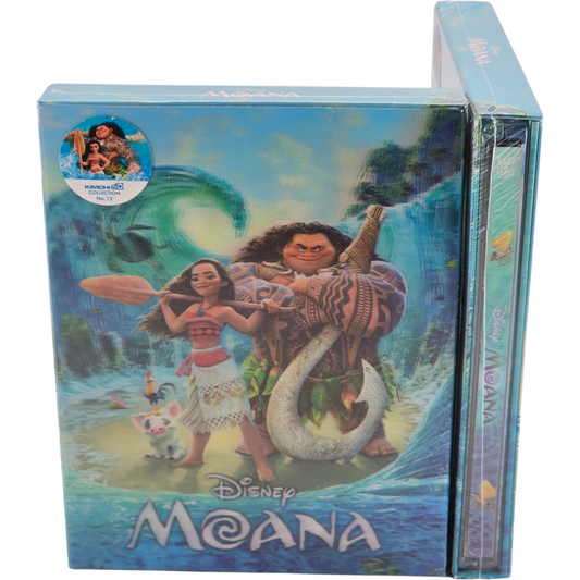 Moana Disney 3D+2D Blu-ray Steelbook Lenticulaire Kimchidvd Numérotée 750 EX Zone A
