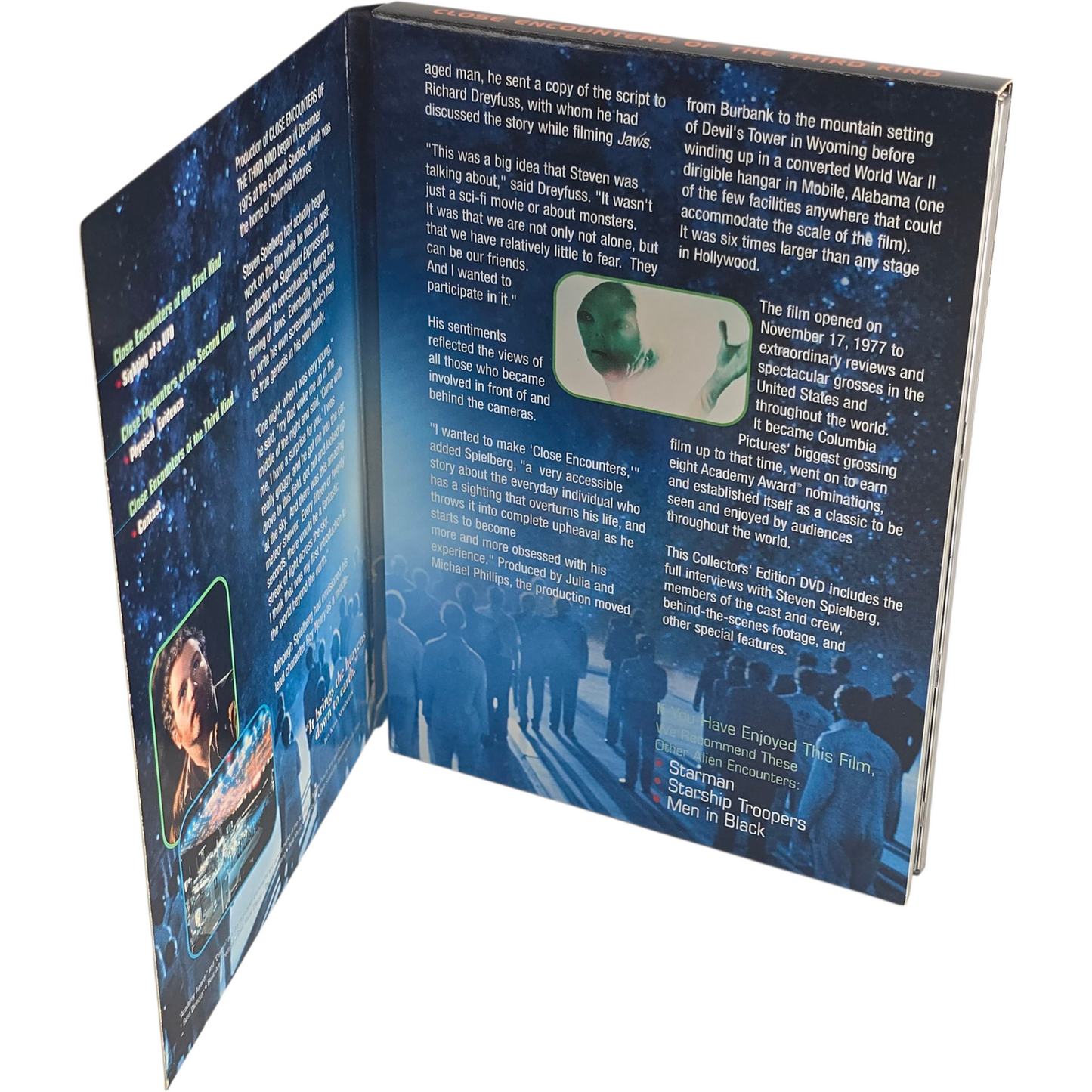 Close Encounters of the Third Kind DVD DigiPack Collector's Spielberg Zone 1  US Import