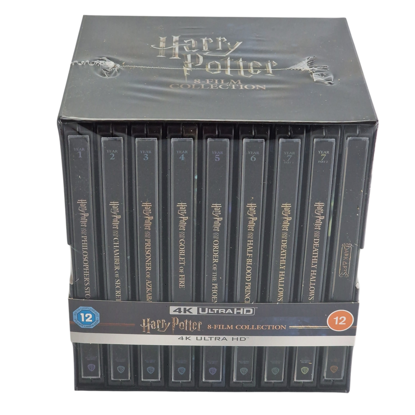 Harry Potter:4K Ultra HD SteelBook Coffret Dark Arts Collection 9 Disques Zone B