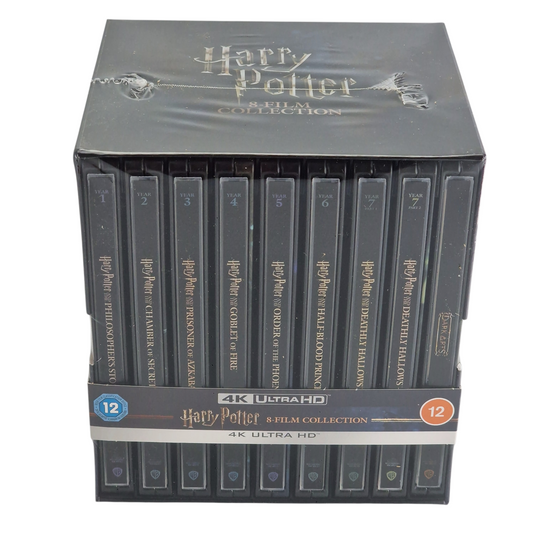Harry Potter:4K Ultra HD SteelBook Coffret Dark Arts Collection 9 Disques Zone B
