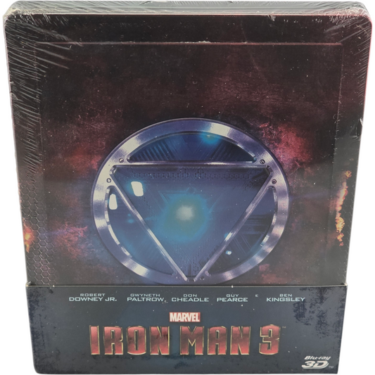 Iron Man 3 Blu-ray SteelBook Blu-ray 3D + Blu-ray Edit limitée 2013 Région Libre