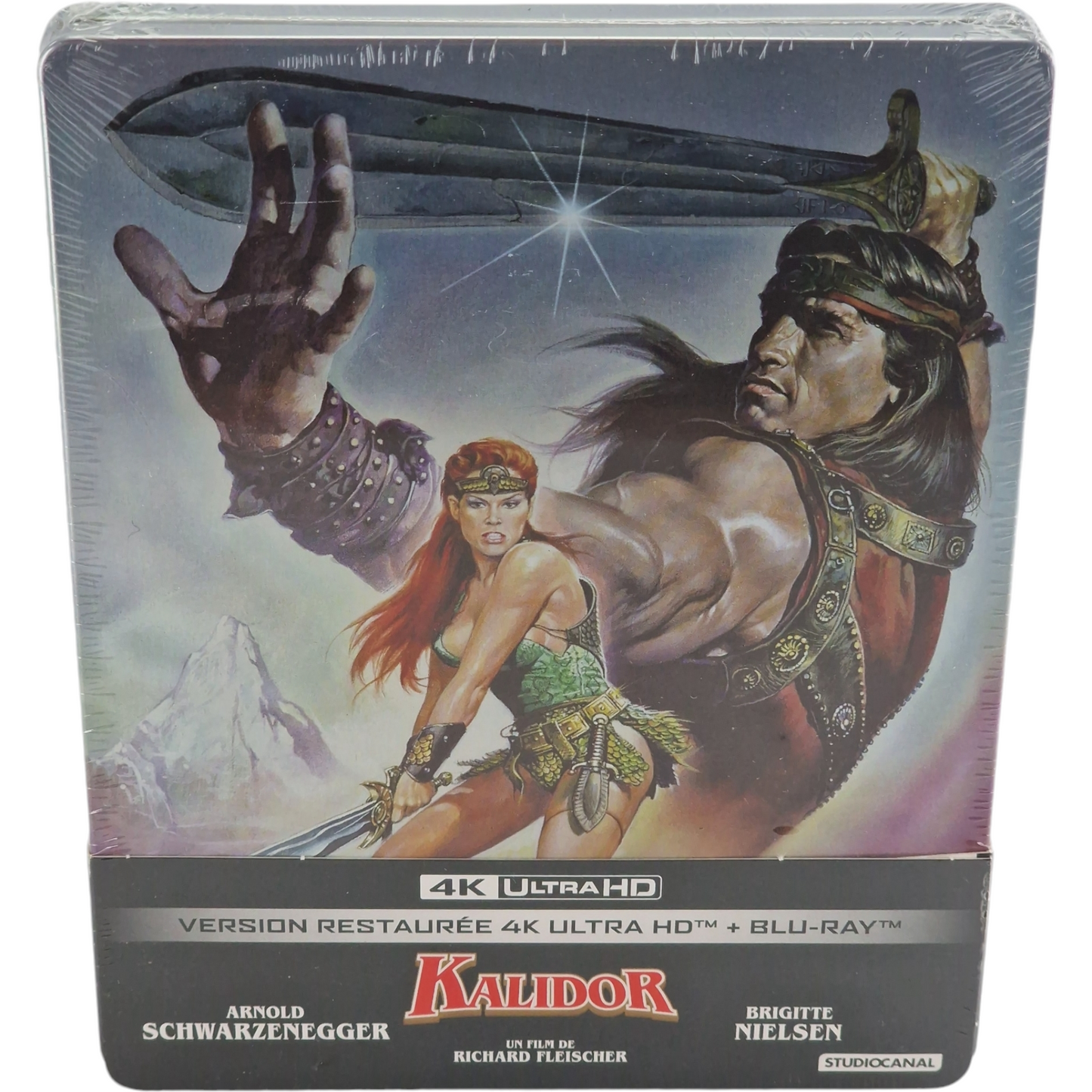 Red Sonja "Kalidor" 4K Ultra HD + Blu-ray SteelBook Arnold Schwarzenegger B