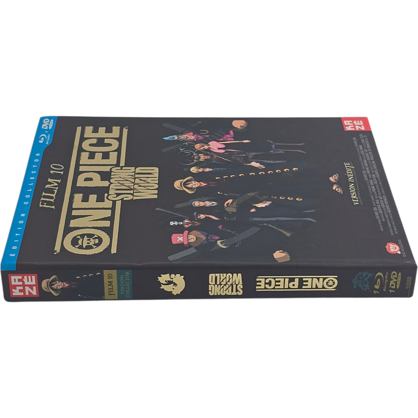 One Piece-Le Film - Strong World Édition Collector Blu-ray + DVD + Livre   Zone 2