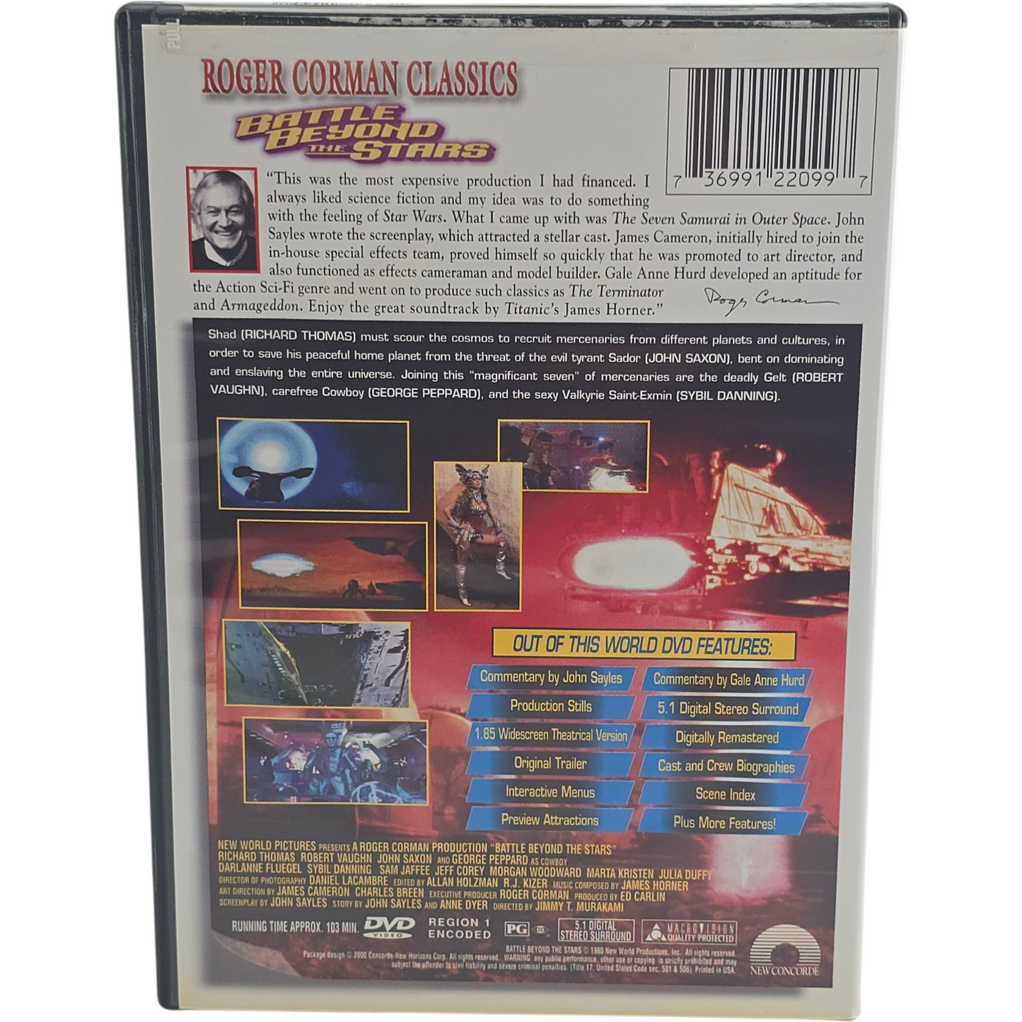Battle Beyond the Stars DVD Roger Corman Classics Zone A