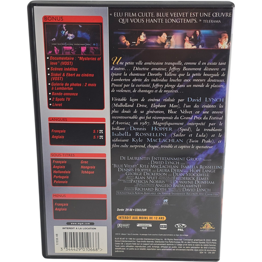 Blue Velvet - DVD - Visuel 3