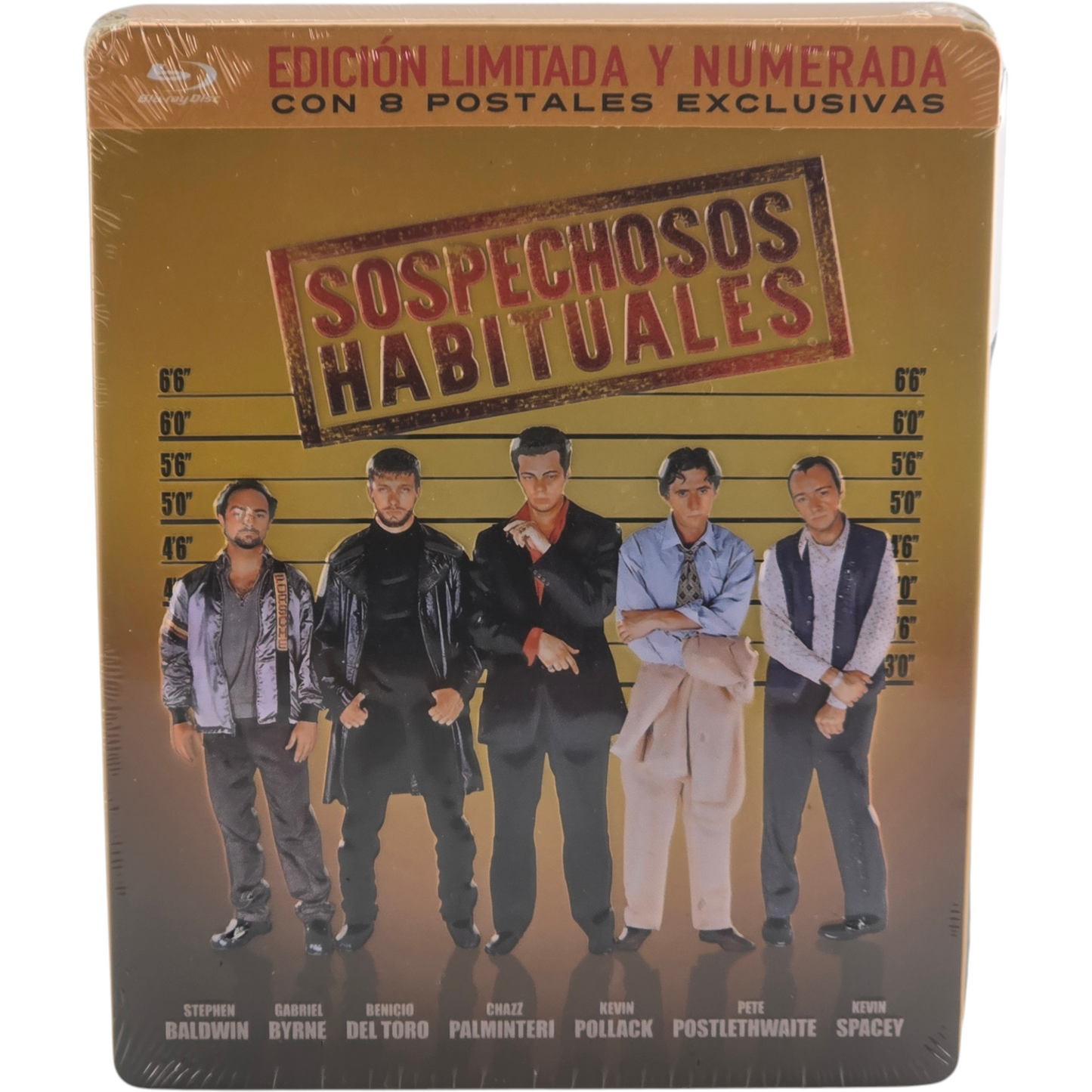 The Usual Suspects Steelbook Débossé Blu-ray Futurepak ltd 1500 EX numérotéé B
