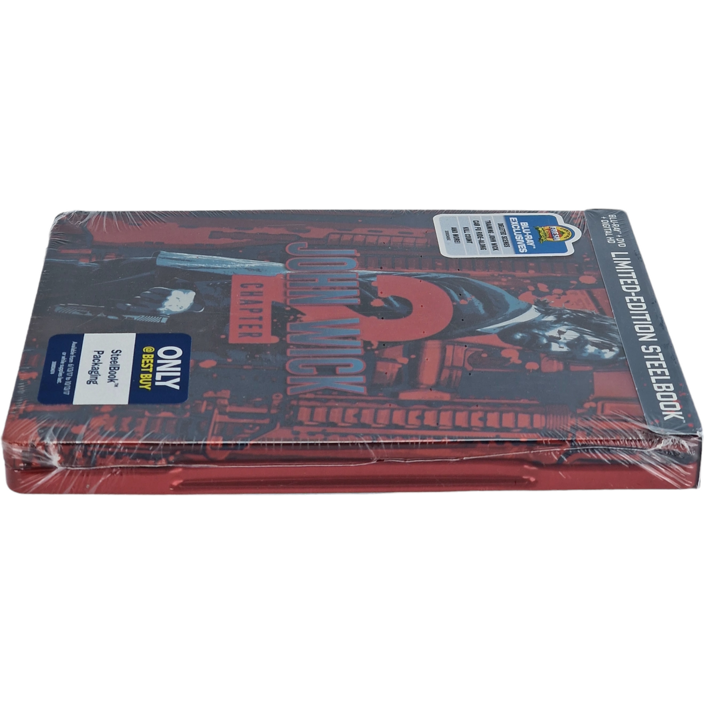 John Wick: Chapter 2 Blu-ray + DVD + Digital HD SteelBook 2017 Zone A