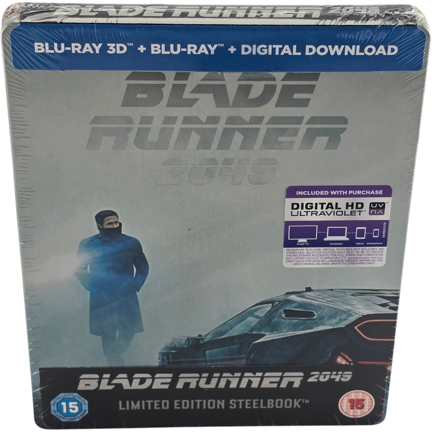 Blade Runner 2049 SteelBook Blu-ray 3D + 2D limitée Ryan Gosling Harrison Ford