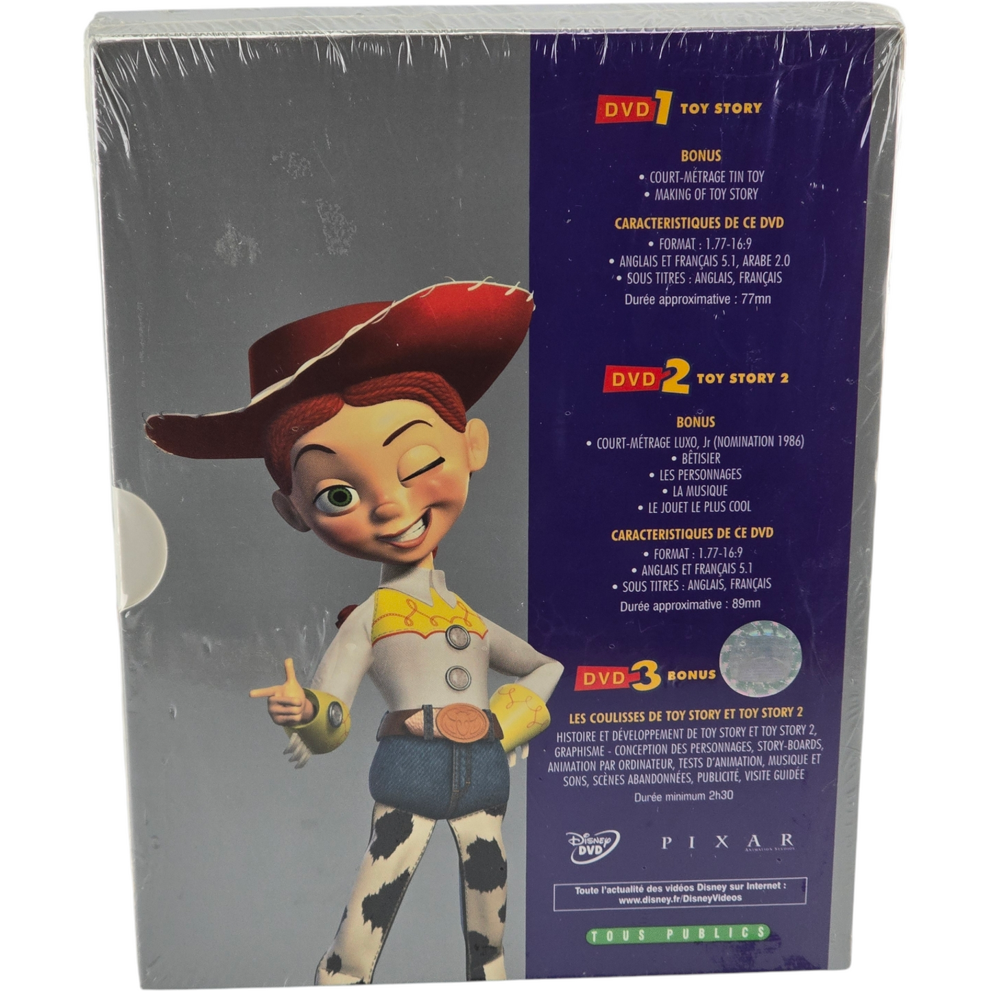 Toy Story Anthologie 3 X DVD Coffret Digipack Disney Buena Vista 2001 Zone 2
