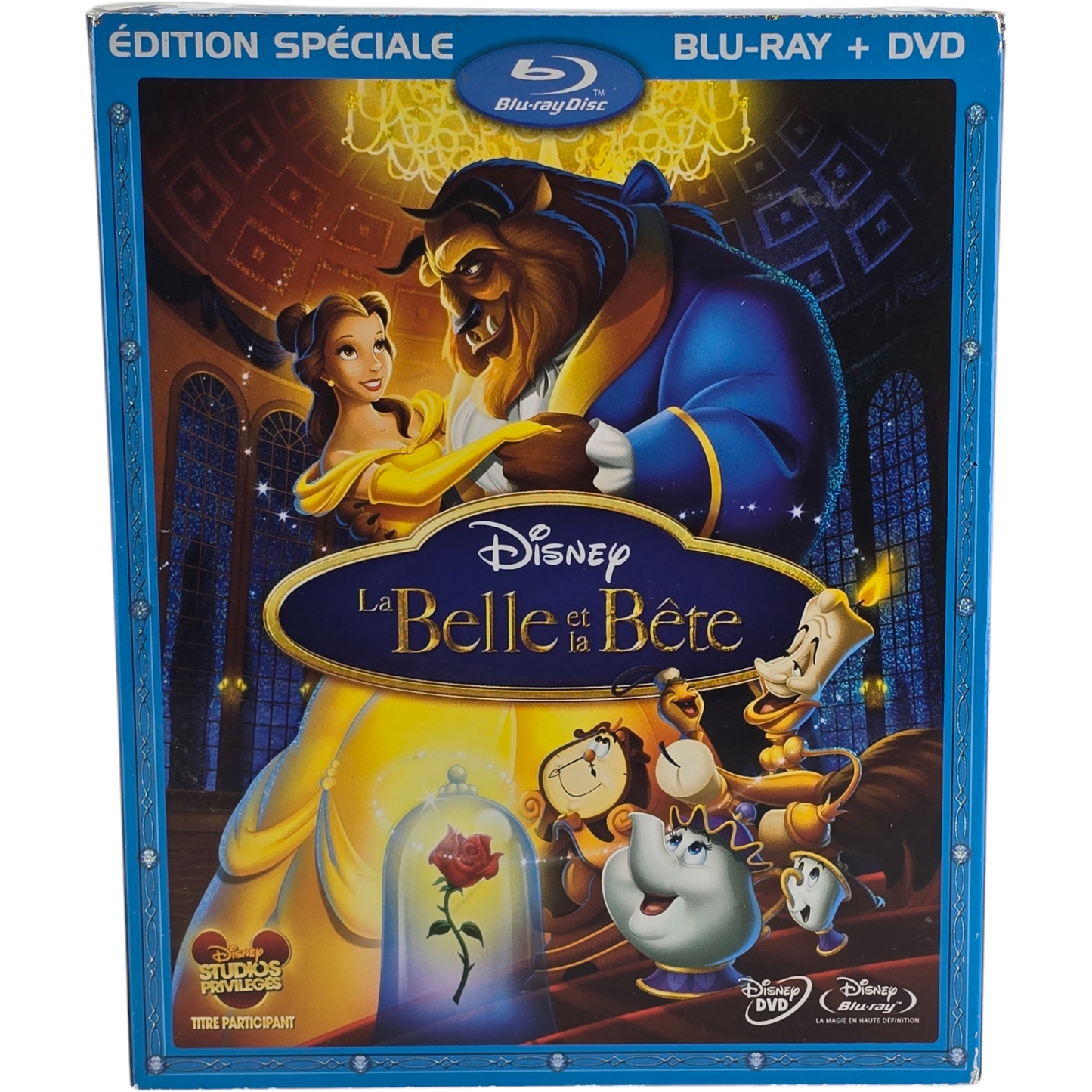 La Belle et la Bête 1991 Blu-ray + DVD Édition spéciale Disney 2010 Zone Libre
