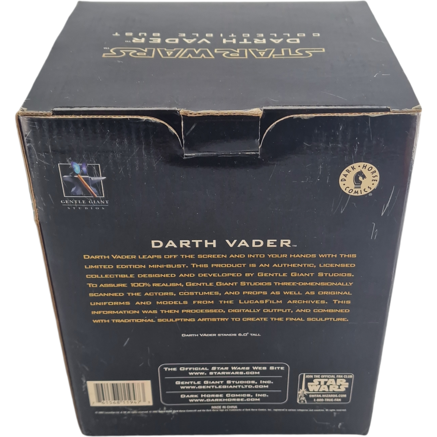 Star Wars : Gentle Giant Buste Darth Vader - a New Hope 3500 EX Limitée 1/6 Neuf