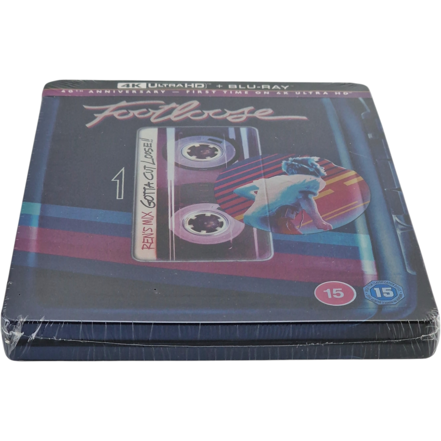 Footloose 1984 SteelBook 4K Ultra HD + Blu-ray Kevin Bacon 2024 Zone B
