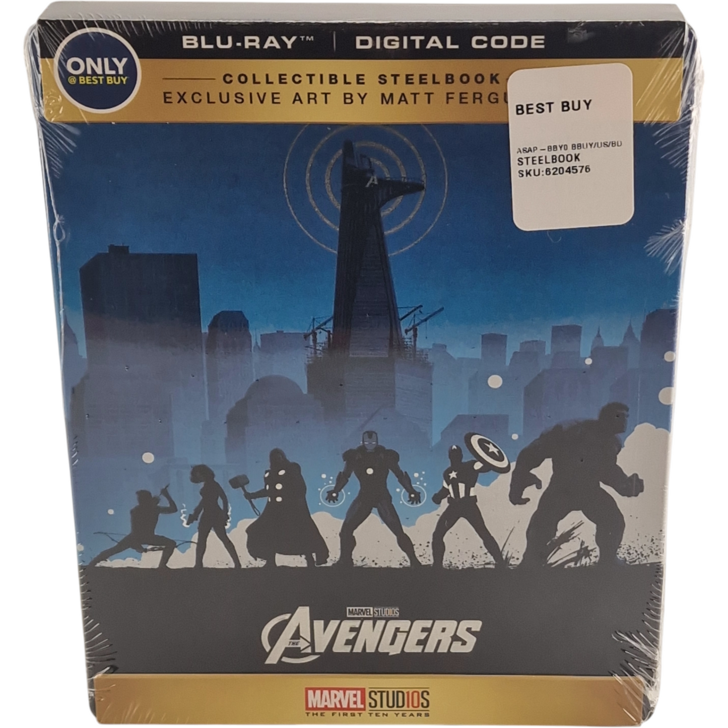 The Avengers Blu-ray SteelBook Titre Débossé Best Buy Robert Downey Jr.2018 A Zone