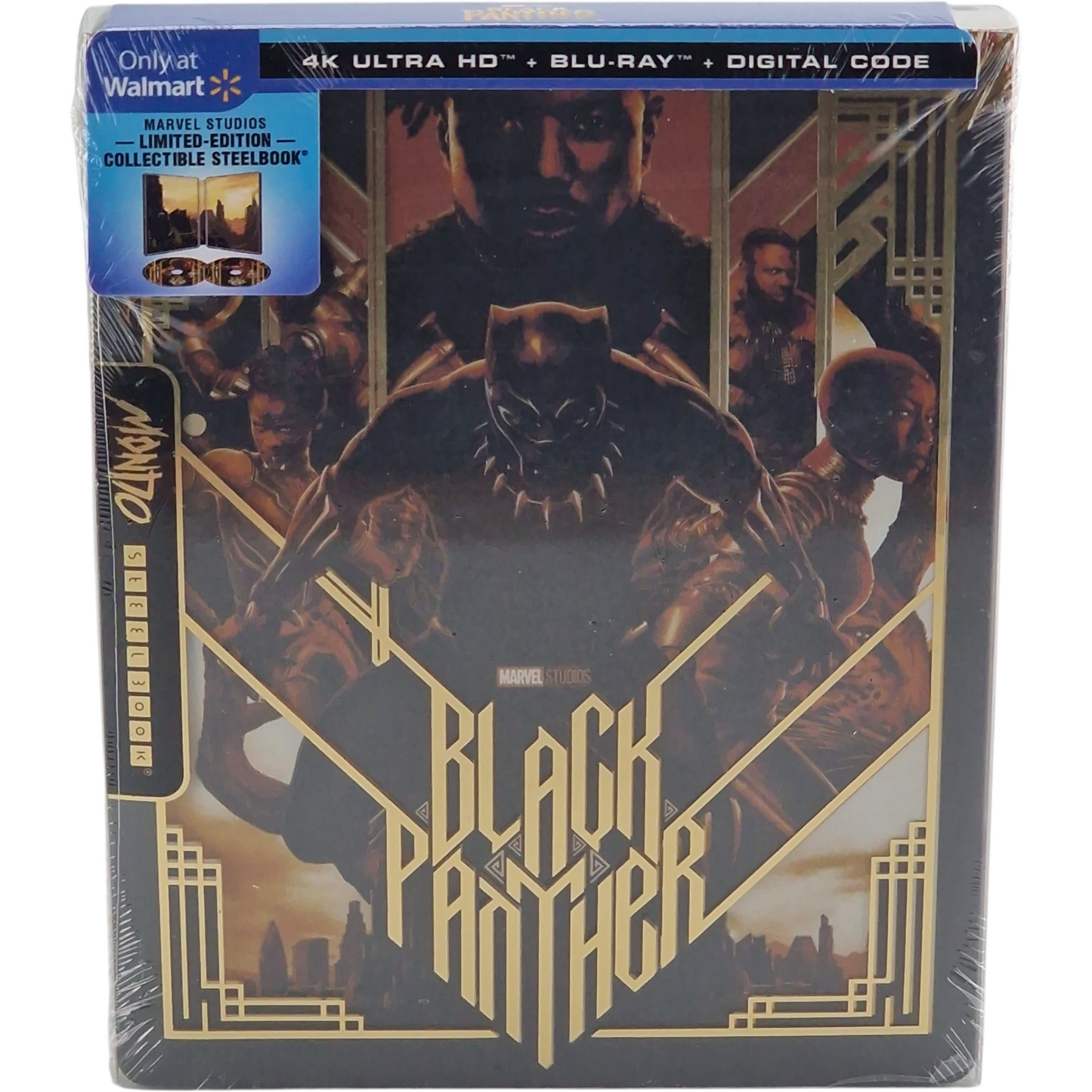 Black Panther 4K Ultra HD + Blu-ray+ Digital 4K Steelbook Mondo X Region A