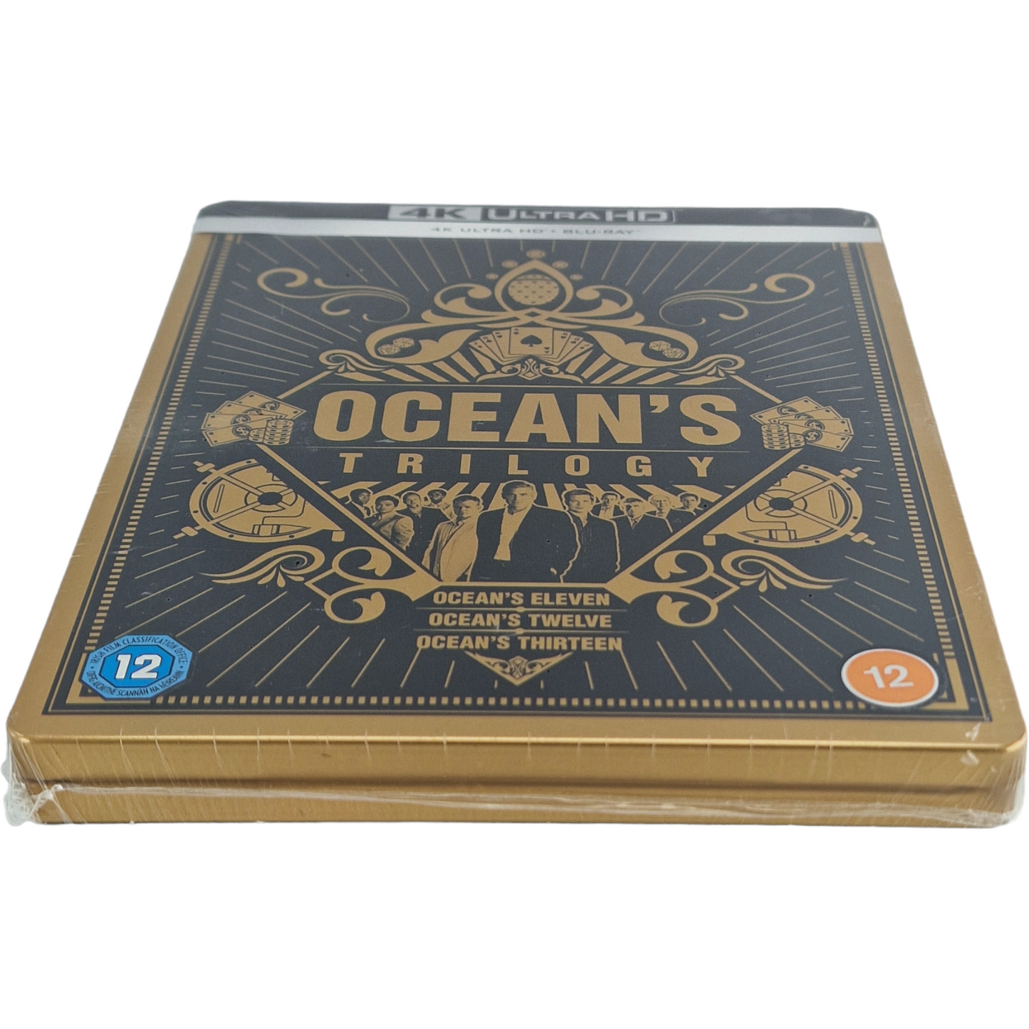 Ocean's 11-12 -13 La trilogie SteelBook 4K Ultra HD + Blu-ray Limitée Zavvi B