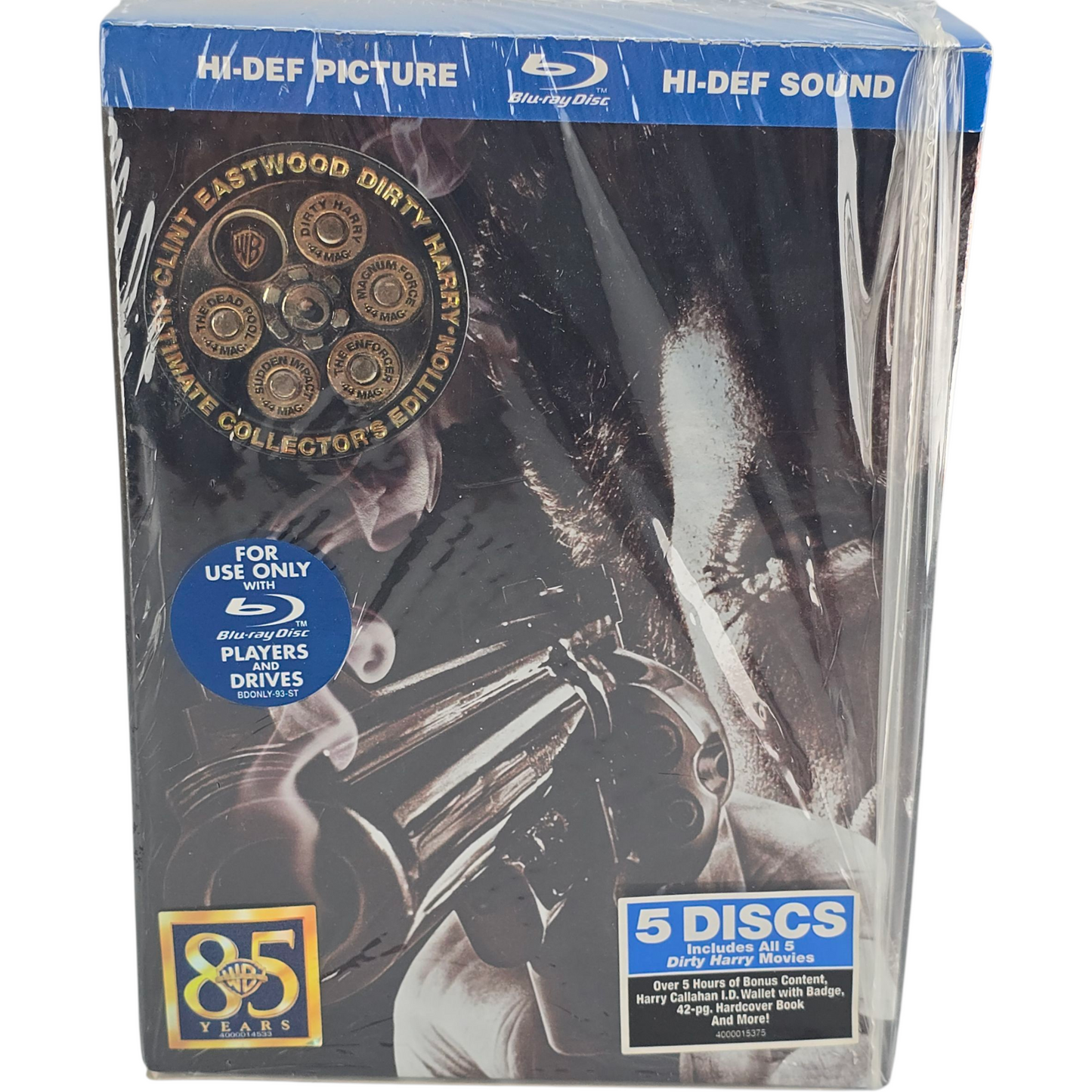 Clint Eastwood: Blu-ray Dirty Harry: The Ultimate Collection  5 Films  Zone 1 US Import