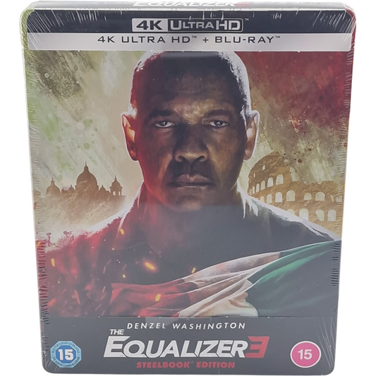 The Equalizer 3 SteelBook 4K Ultra HD + Blu-ray Denzel Washington limité Libre