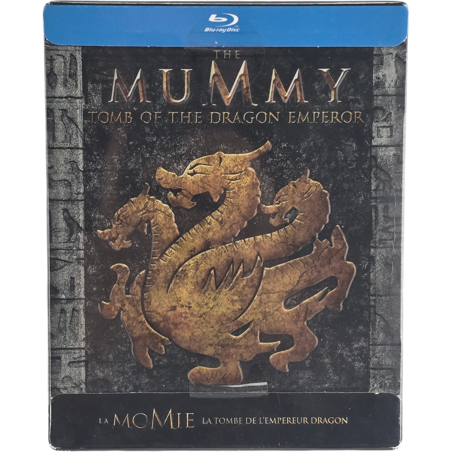 La Momie : Le tombeau de l'empereur Dragon SteelBook Débossé Brendan Fraser B