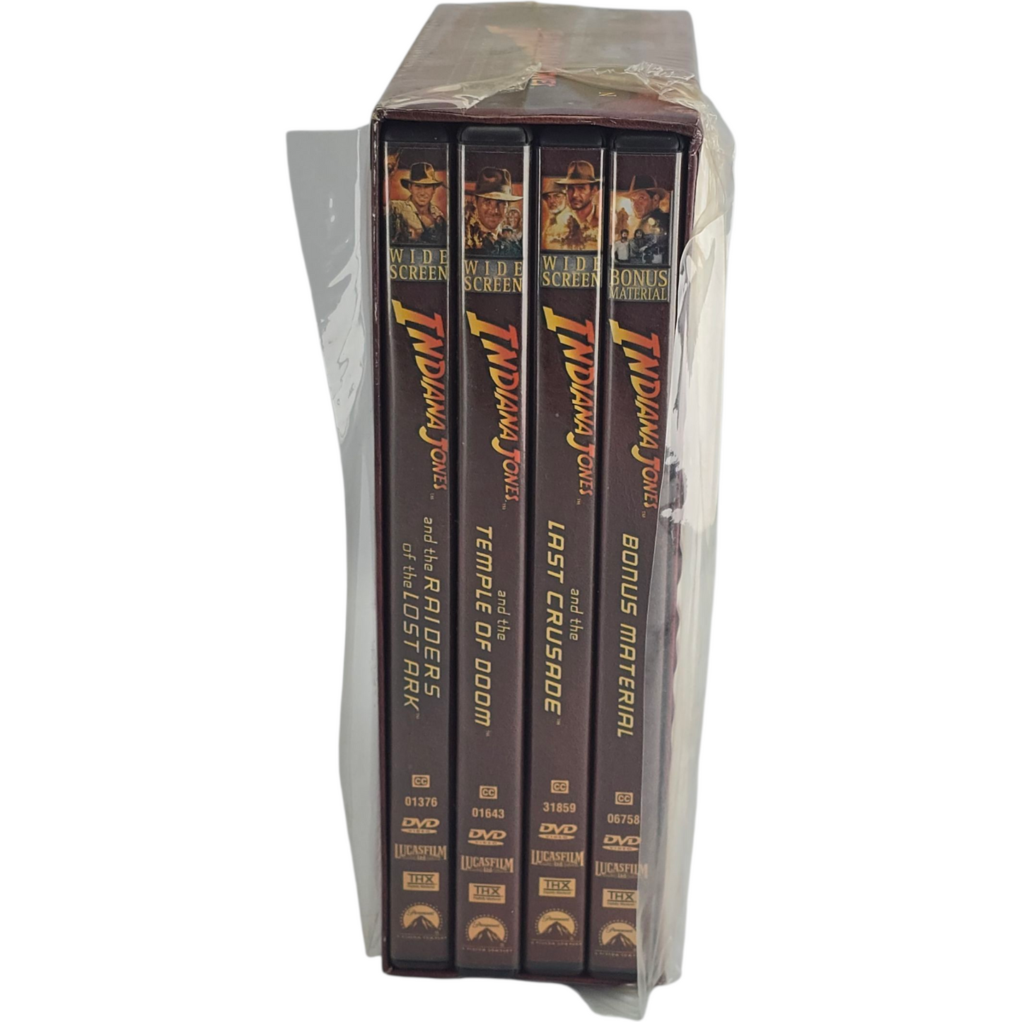 The Adventures of Indiana Jones DVD 3 Films Steven Spielberg Zone 1 US Import