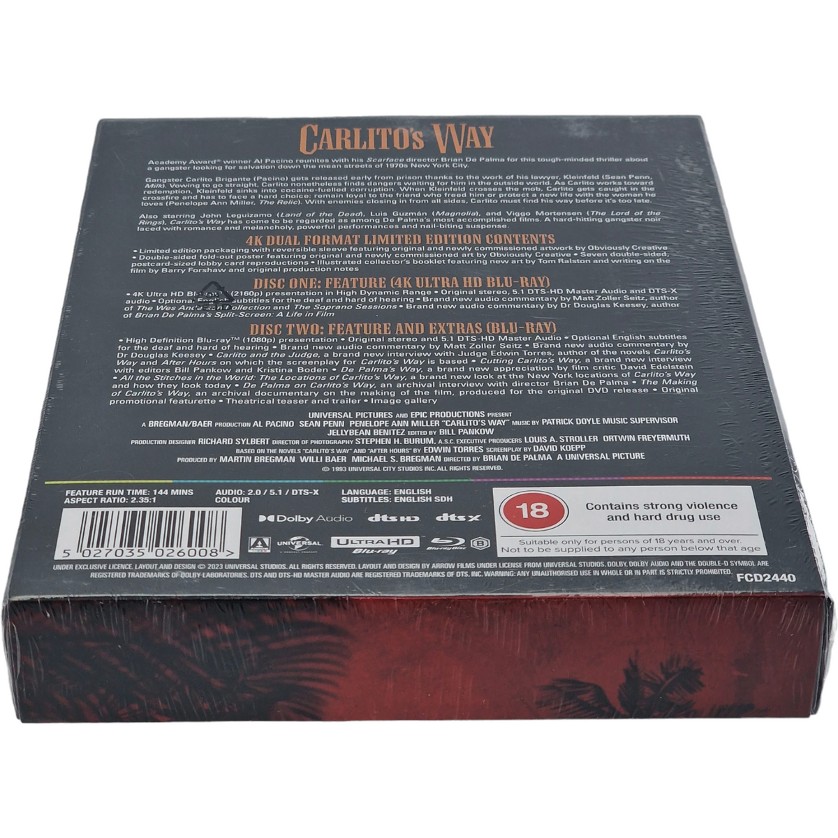 Carlito’s Way - L’Impasse - 4K Ultra HD + Blu-ray - Visuel 8
