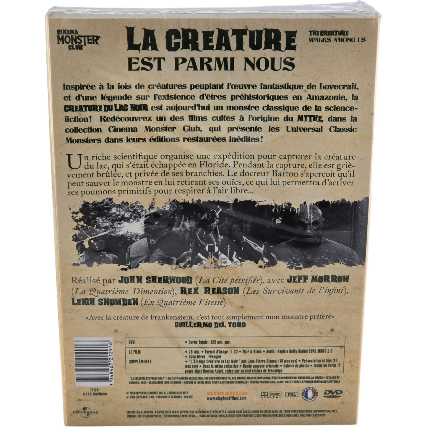 La Créature est parmi nous DVD John Sherwood 2016 Zone 2