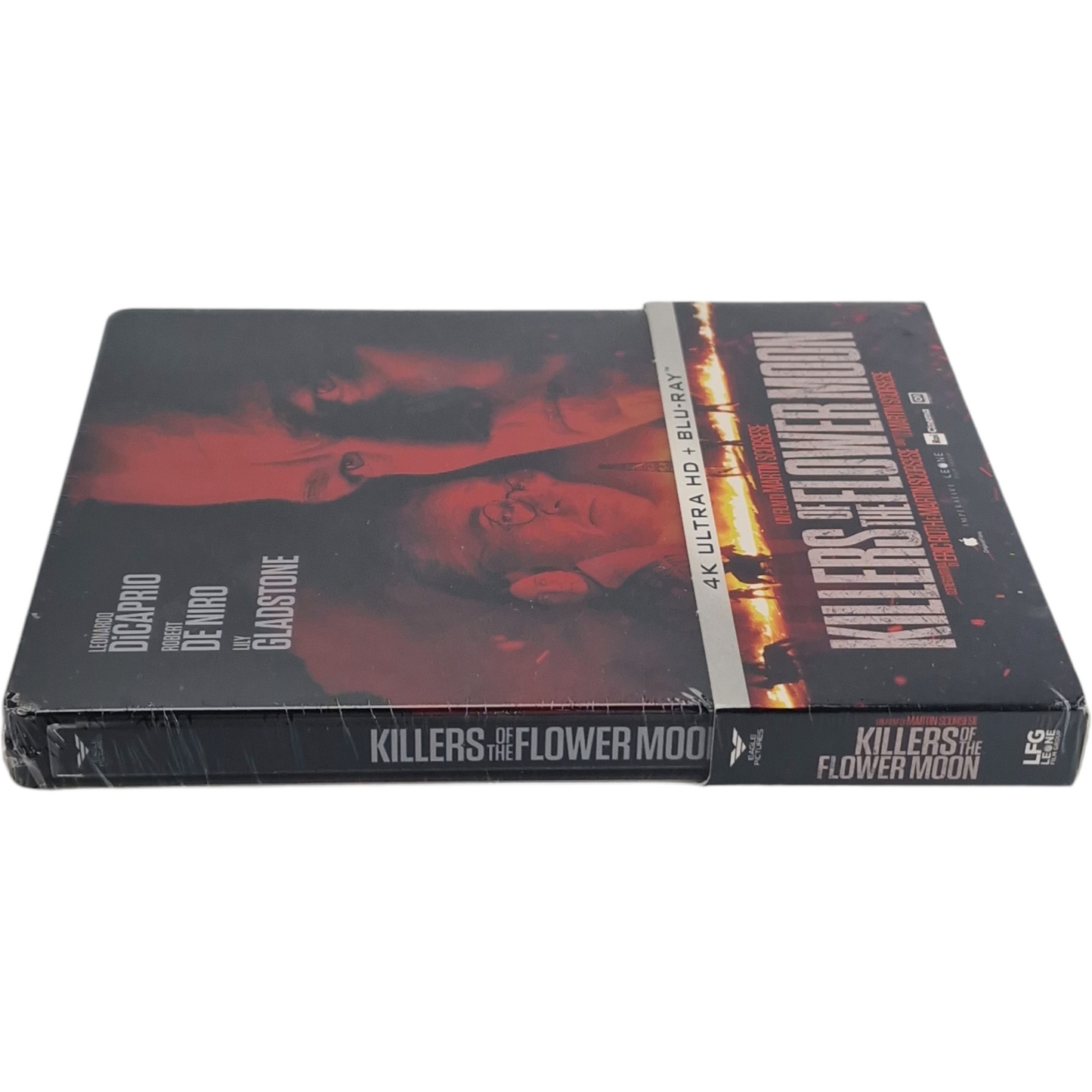 Killers of the Flower Moon 4K Ultra HD + Blu-ray Steelbook DiCaprio, De Niro B Zone 2024