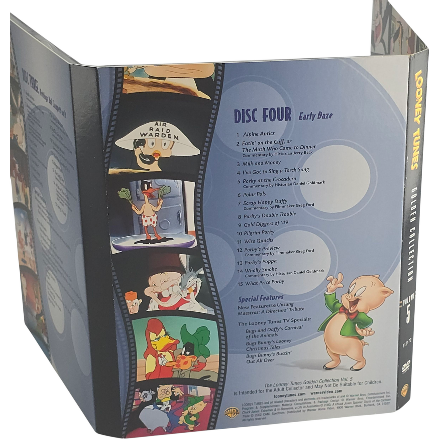 Looney Tunes DVD 4 Disques Classic Disney Golden Collection 5 Zone 1 US Import
