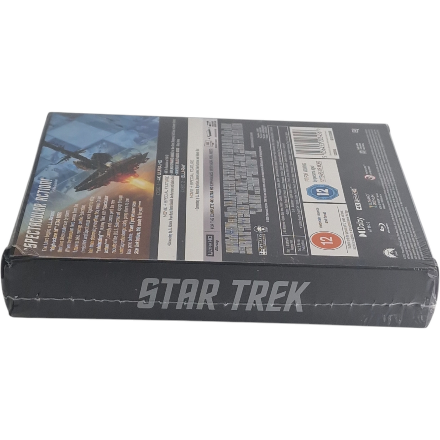 Star Trek 4K Ultra HD+Blu-ray SteelBook Titans of Cult Chris Pine Region Libre