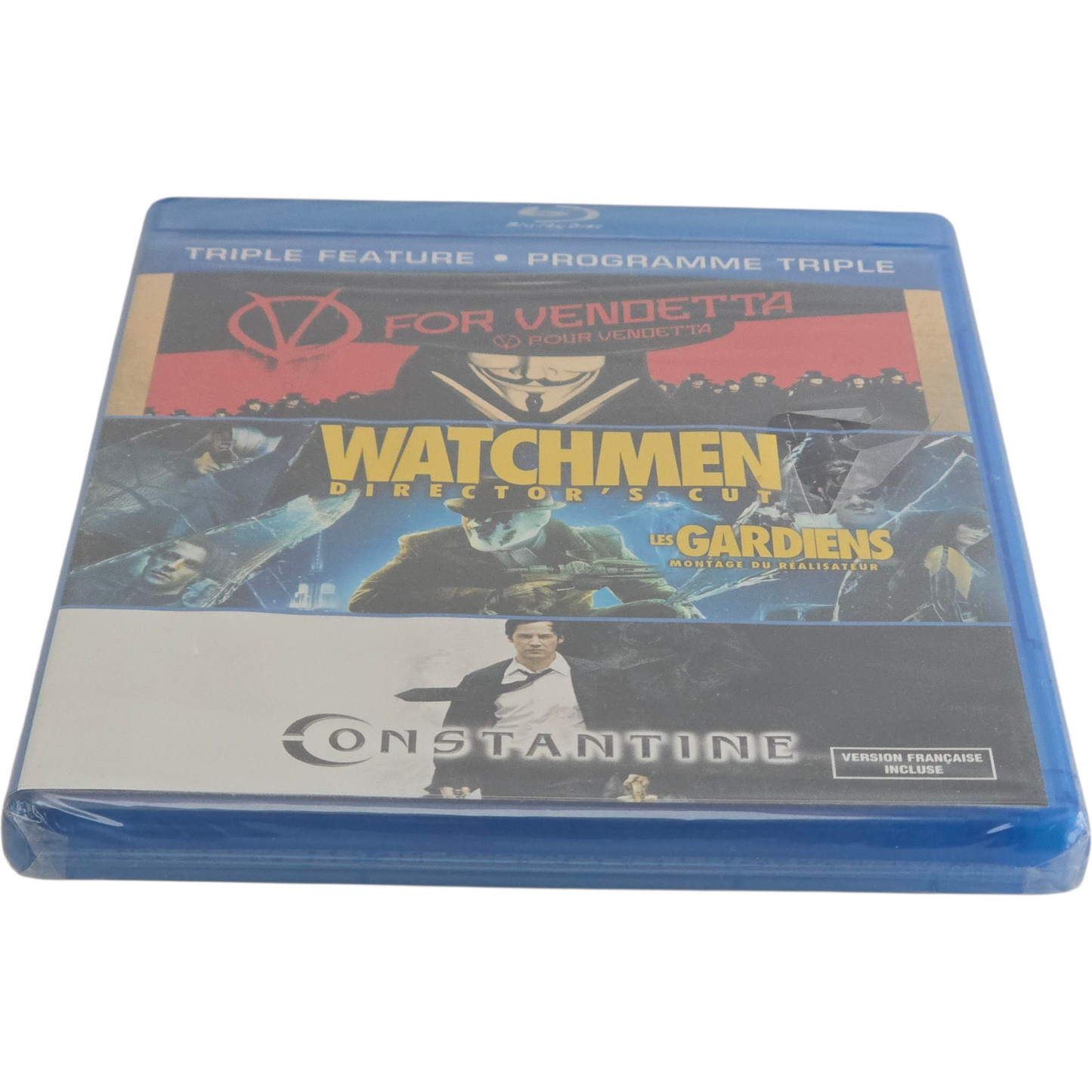 V for Vendetta + Watchmen + Constantine Blu-ra Warner Triple Feature Zone A