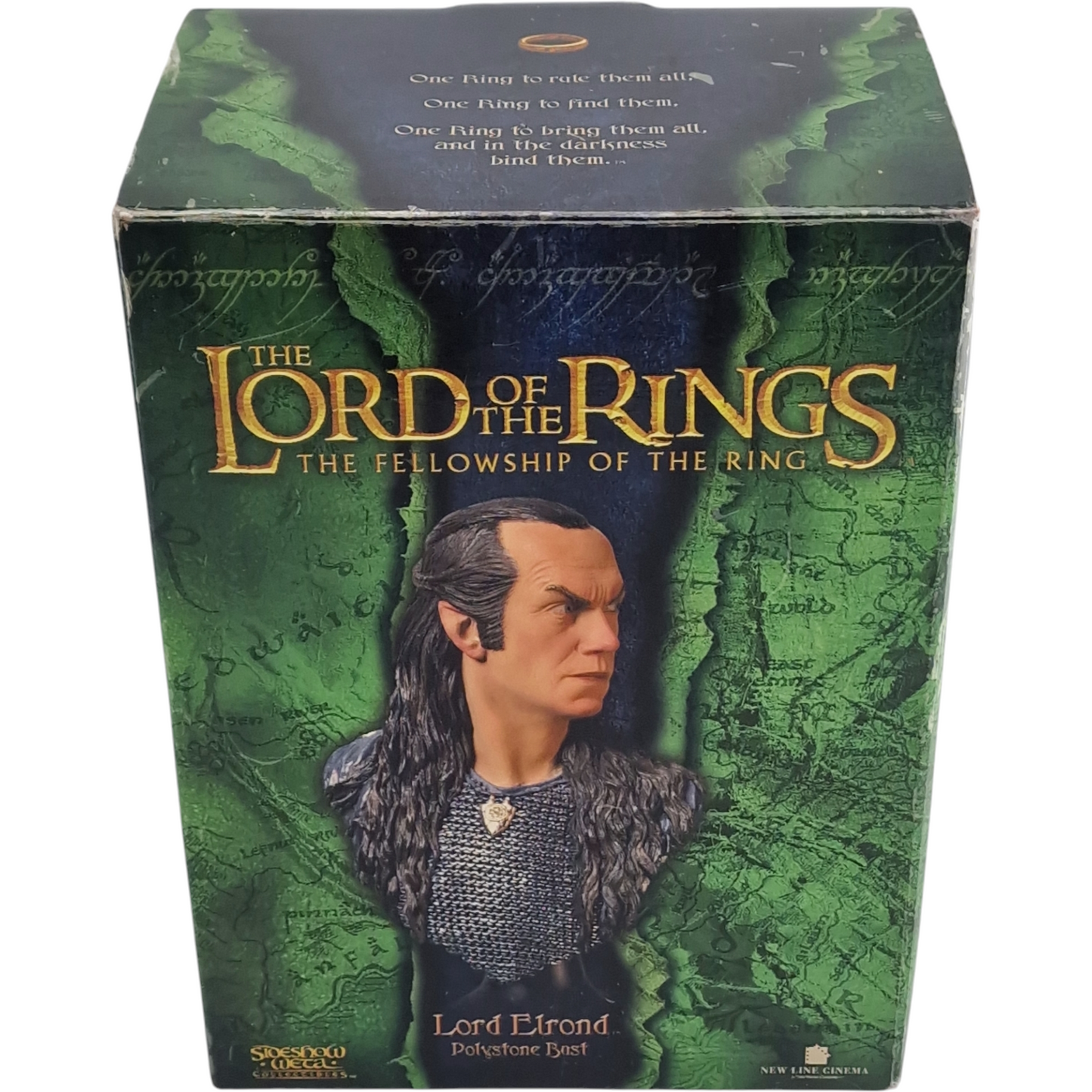 Seigneur des Anneaux Buste Resine Lord Elrond Sideshow Weta 3000 Ex Polystone 1/4