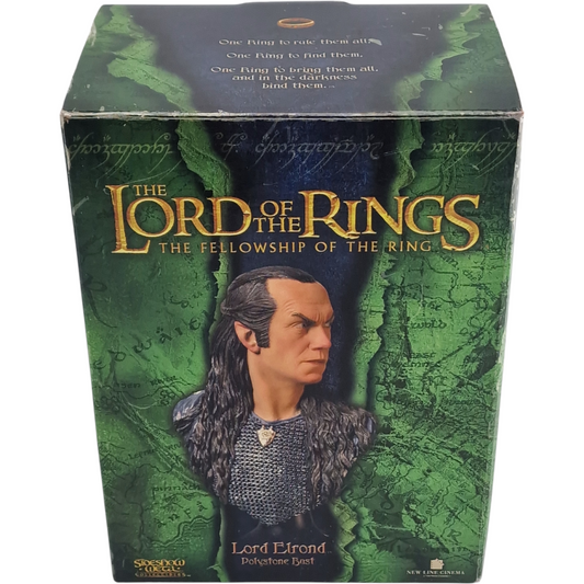 Seigneur des Anneaux Buste résine Lord Elrond Sideshow Weta 3000 Ex Polystone 1/4 - visuel 3