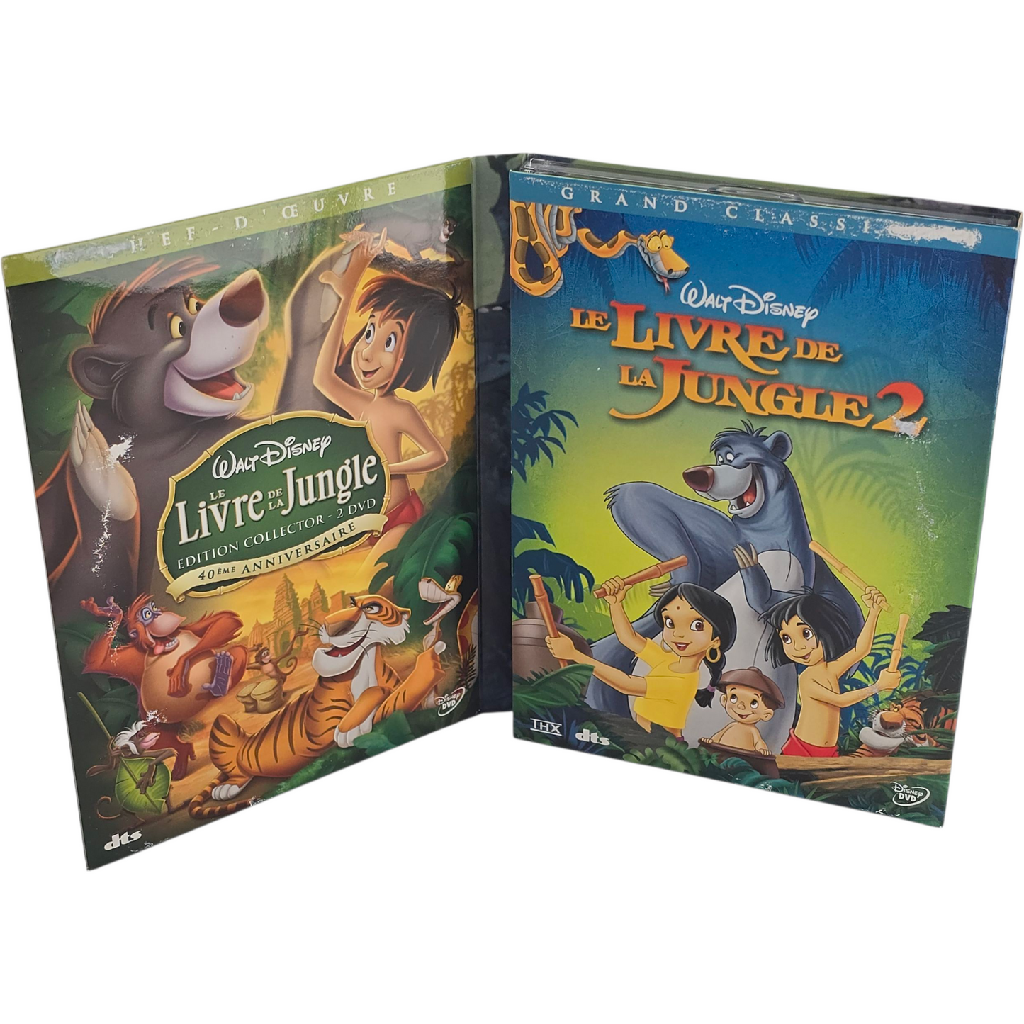 Le Livre De La Jungle 1 & 2 DVD Édition Collector  Wolfgang Reitherman Zone 2