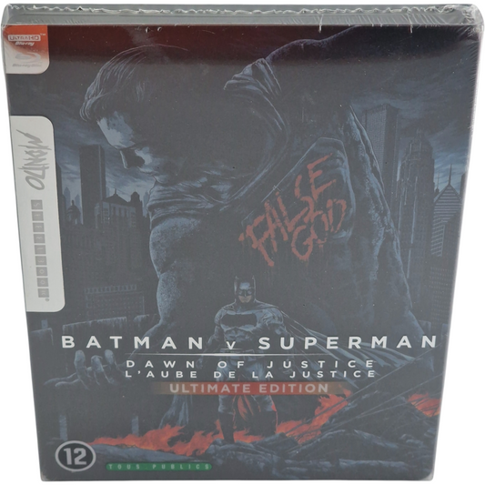 Batman v Superman: Dawn of Justice SteelBook 4K Ultra HD +Blu-ray Mondo X Zone B