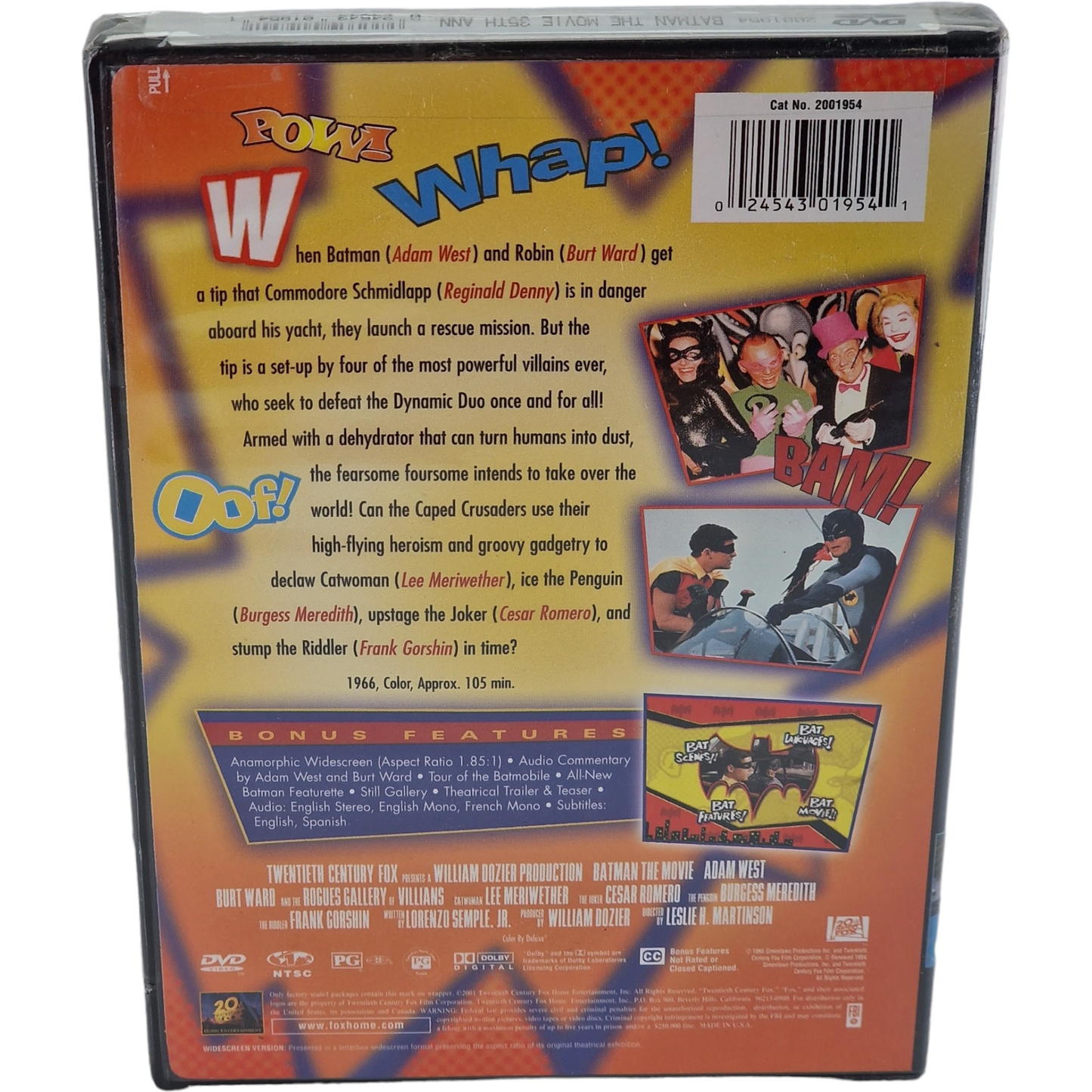 Batman: The Movie 1966 DVD Holy Special Edition Batman! 1999 Region 1