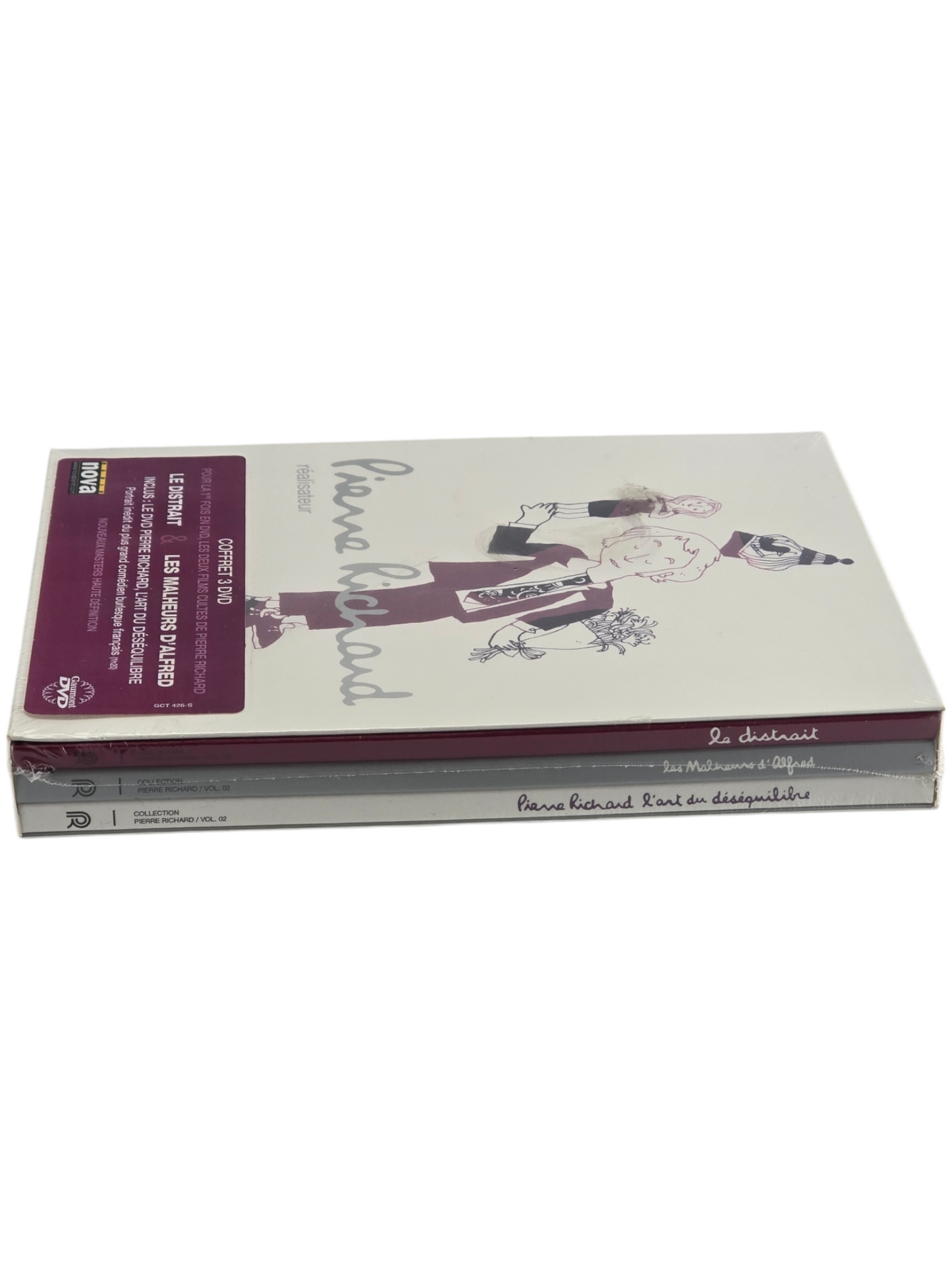 Pierre Richard Réalisateur Le distrait + Les malheurs d'Alfred 3 X DVD + Bonus