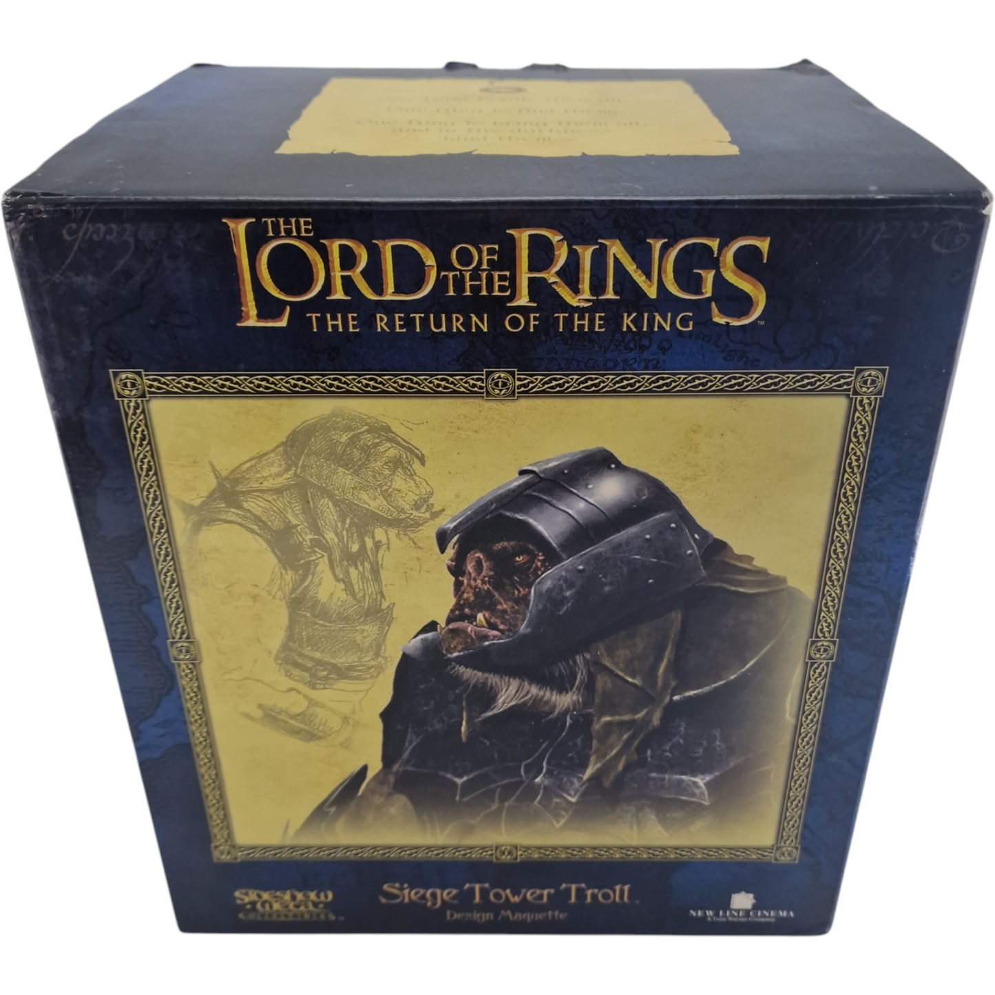 Seigneur des Anneaux Buste Polystone Siege Tower Troll Sideshow Weta  3000 Ex