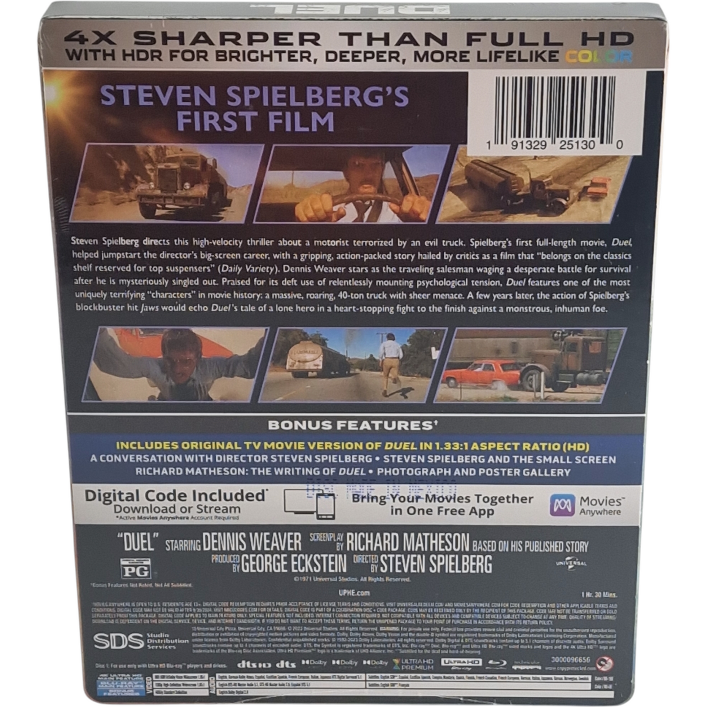Duel 4K Ultra HD+Blu-ray SteelBook France Limitée 50ème Steven Spielberg 2024 A
