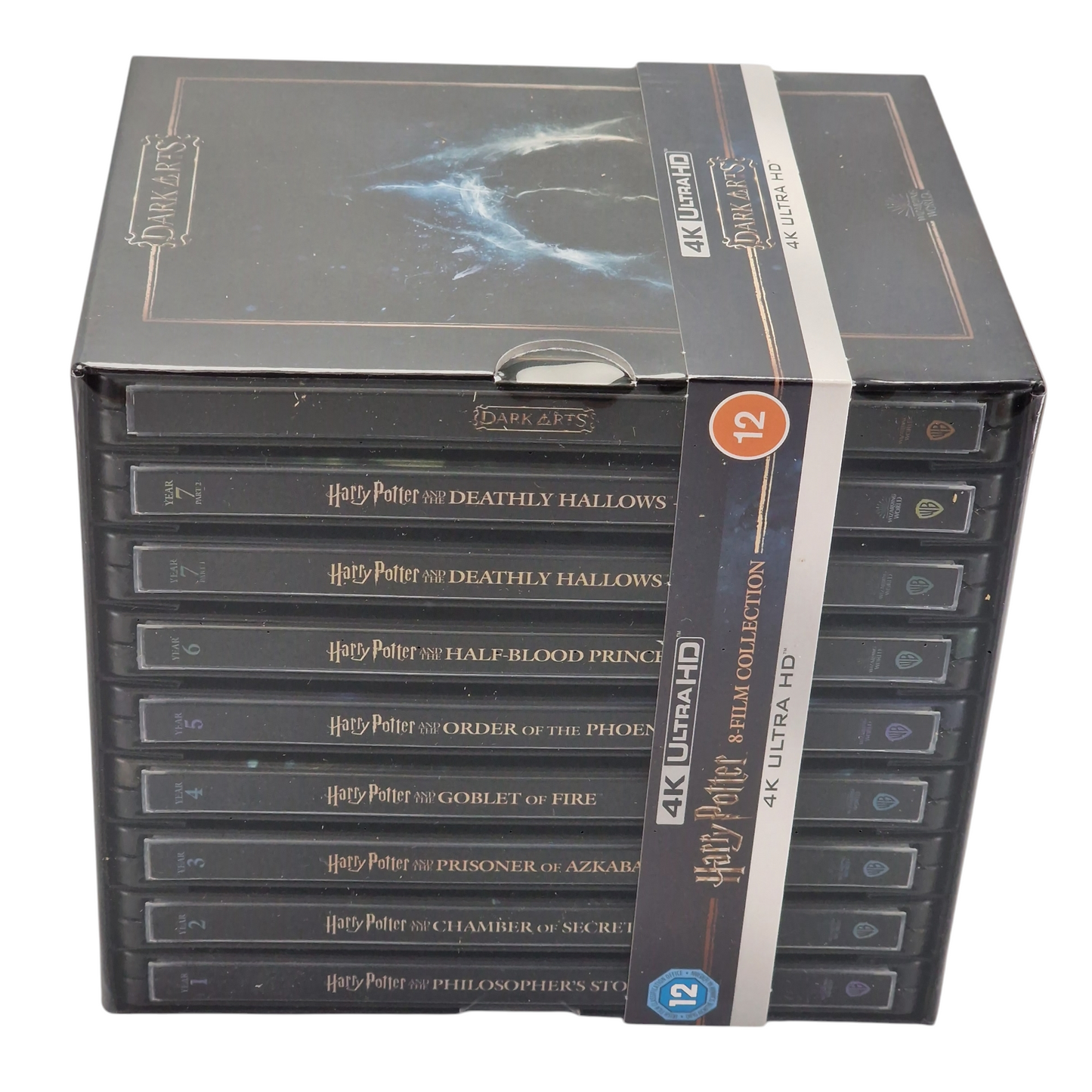 Harry Potter:4K Ultra HD SteelBook Coffret Dark Arts Collection 9 Disques Zone B