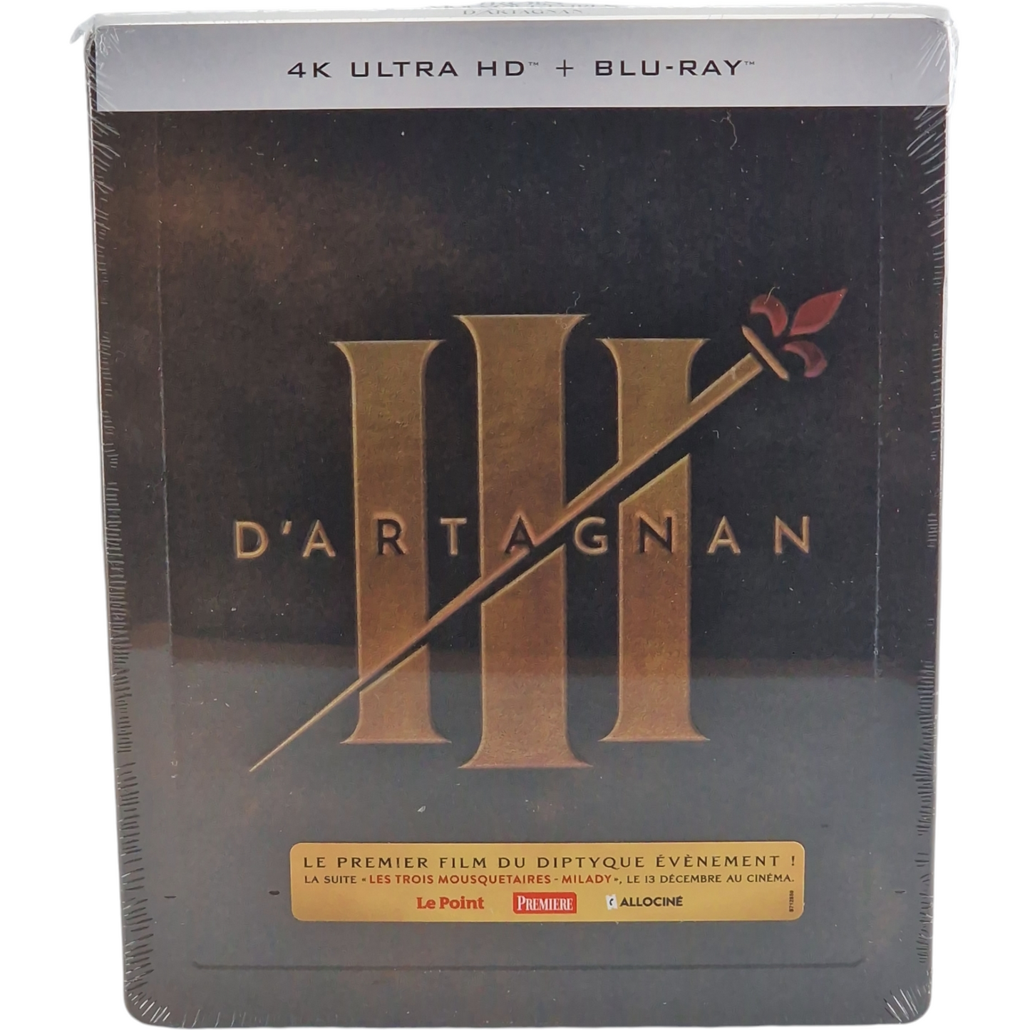 Les Trois Mousquetaires: D'Artagnan SteelBook Débossé 4K Ultra HD + Blu-ray B