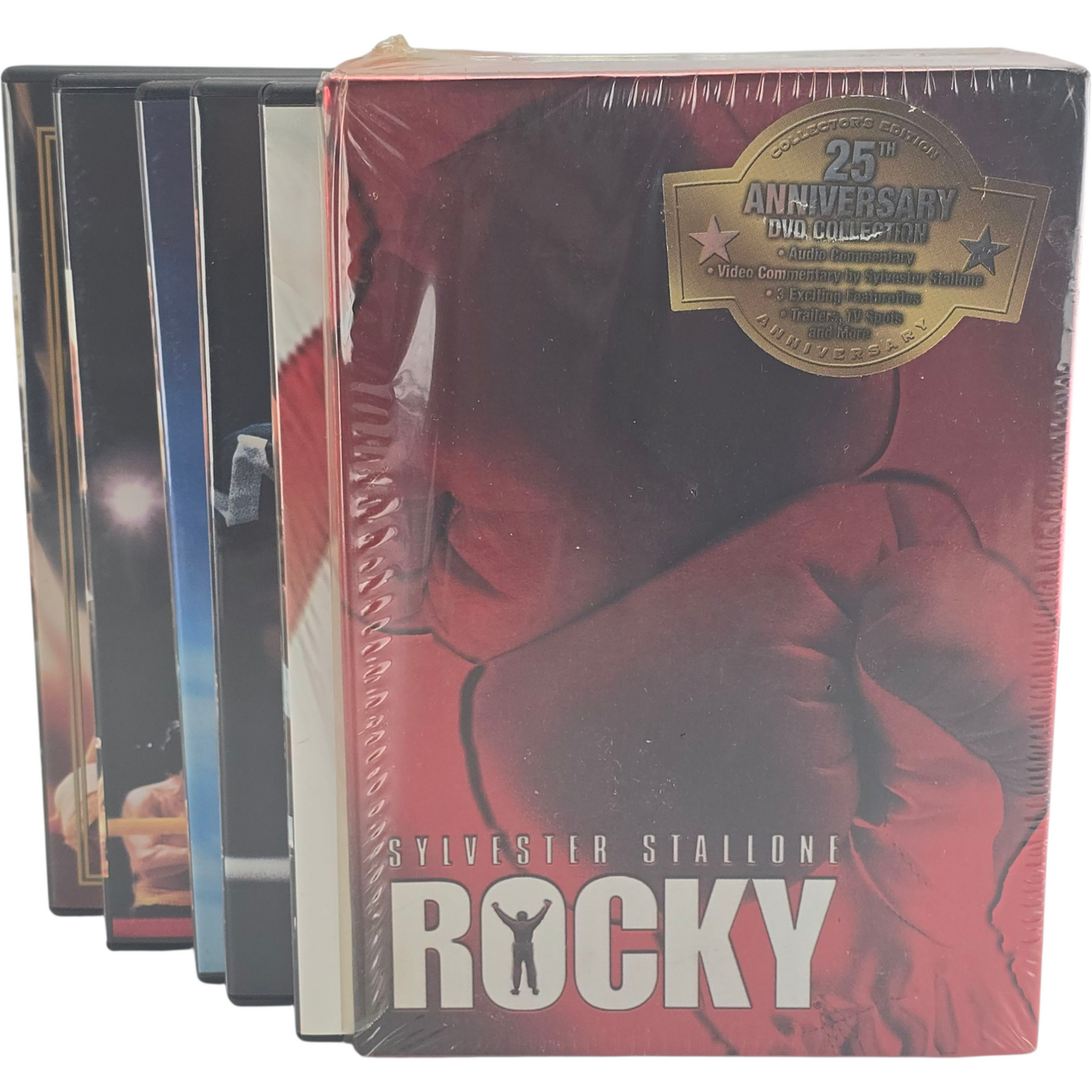 Sylvester Stallone Rocky I II III IV V DVD 5 Films Boxed Set Zone 1 US Import