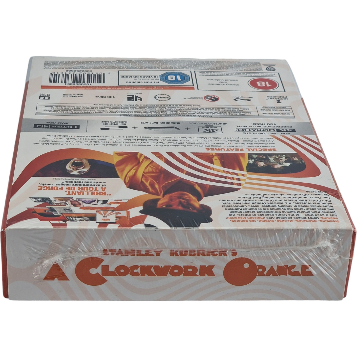 Orange mécanique 4K Ultra HD + Blu-ray Collector's Stanley Kubrick Libre