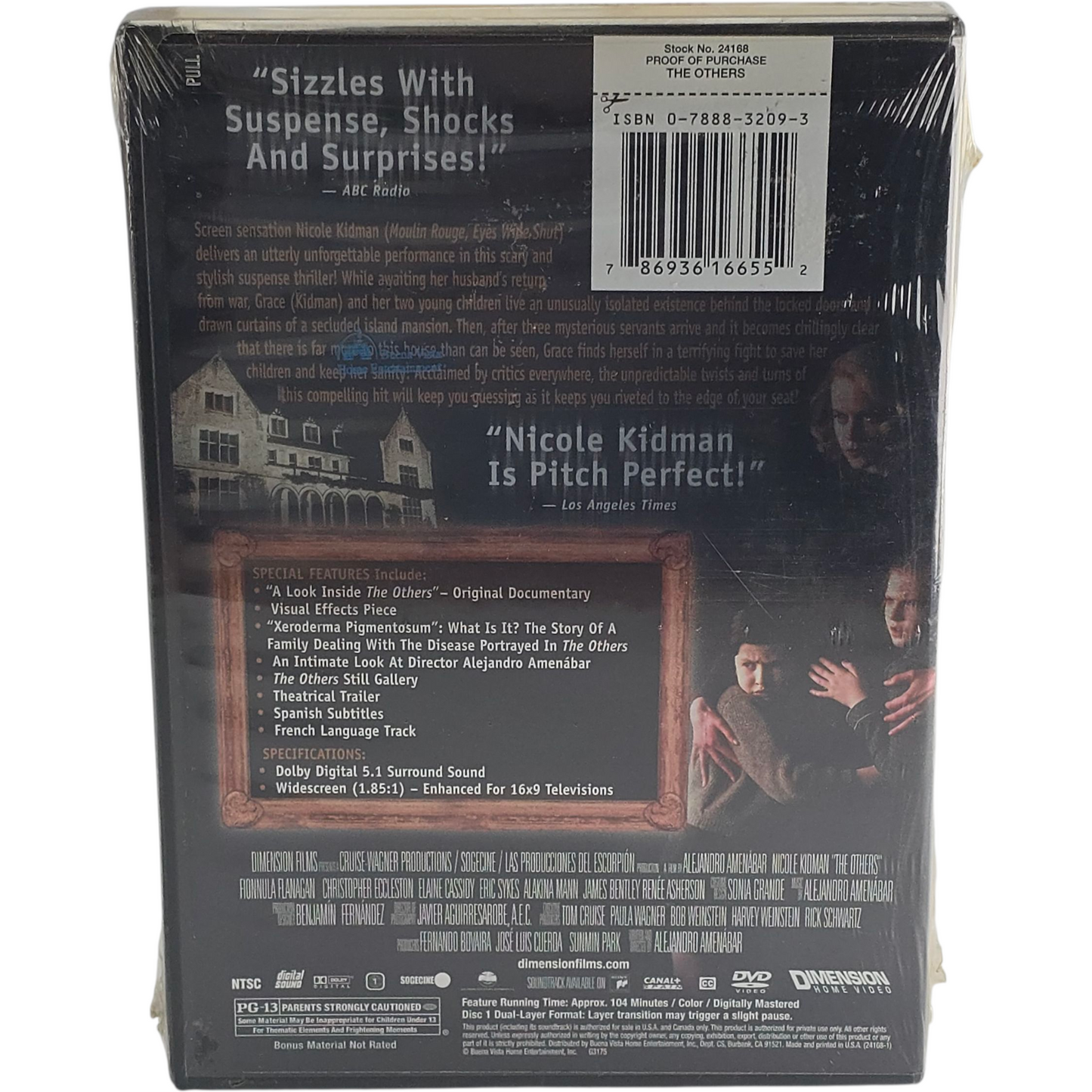 The Others 2001 DVD Dimension Collector's Series Nicole Kidman Région 1 VF