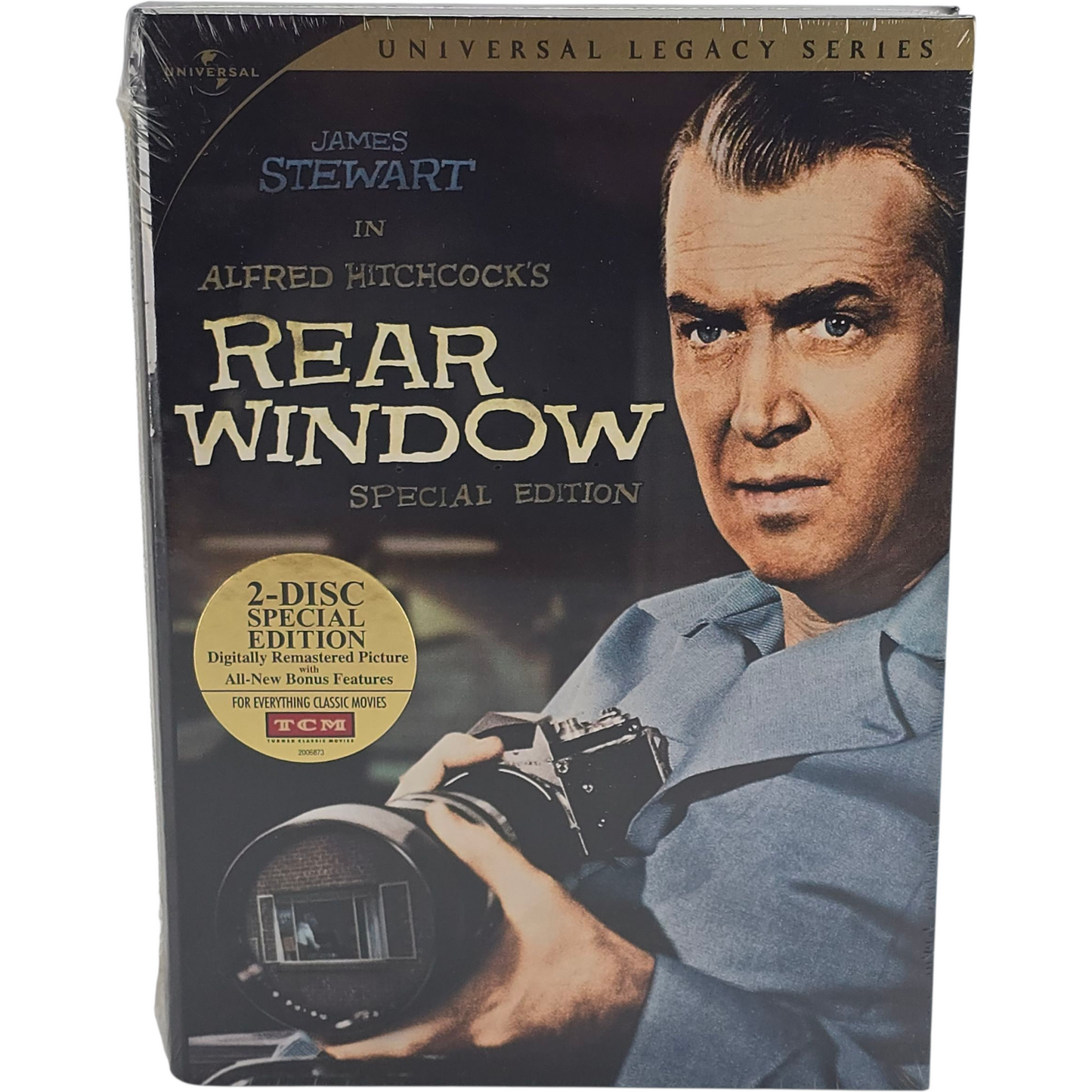 Rear Window DVD DigiPack James Stewart, Grace Kelly Alfred Hitchcock  2008 Zone 1 VF