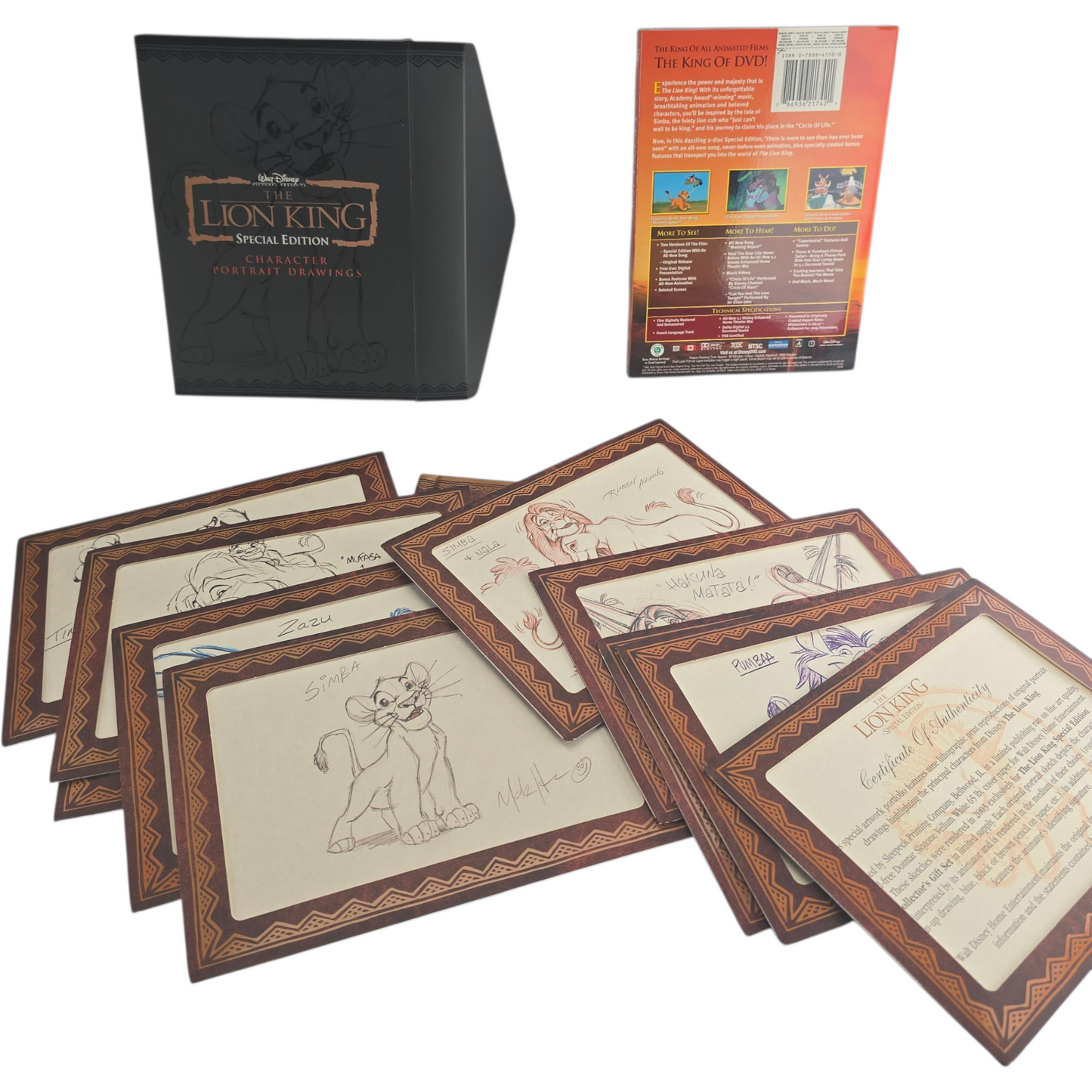 The Lion King DVD (1994) Platinum Edition Collector's Gift Set Zone 1 – Import USA