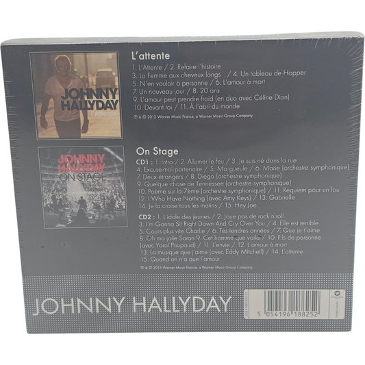 Johnny Hallyday - L'Attente + On Stage - 3 CD - visuel 3