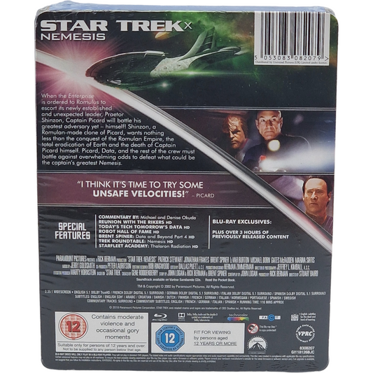 Star Trek X: Nemesis (2002) – SteelBook Blu-ray – Zone B – vue 3