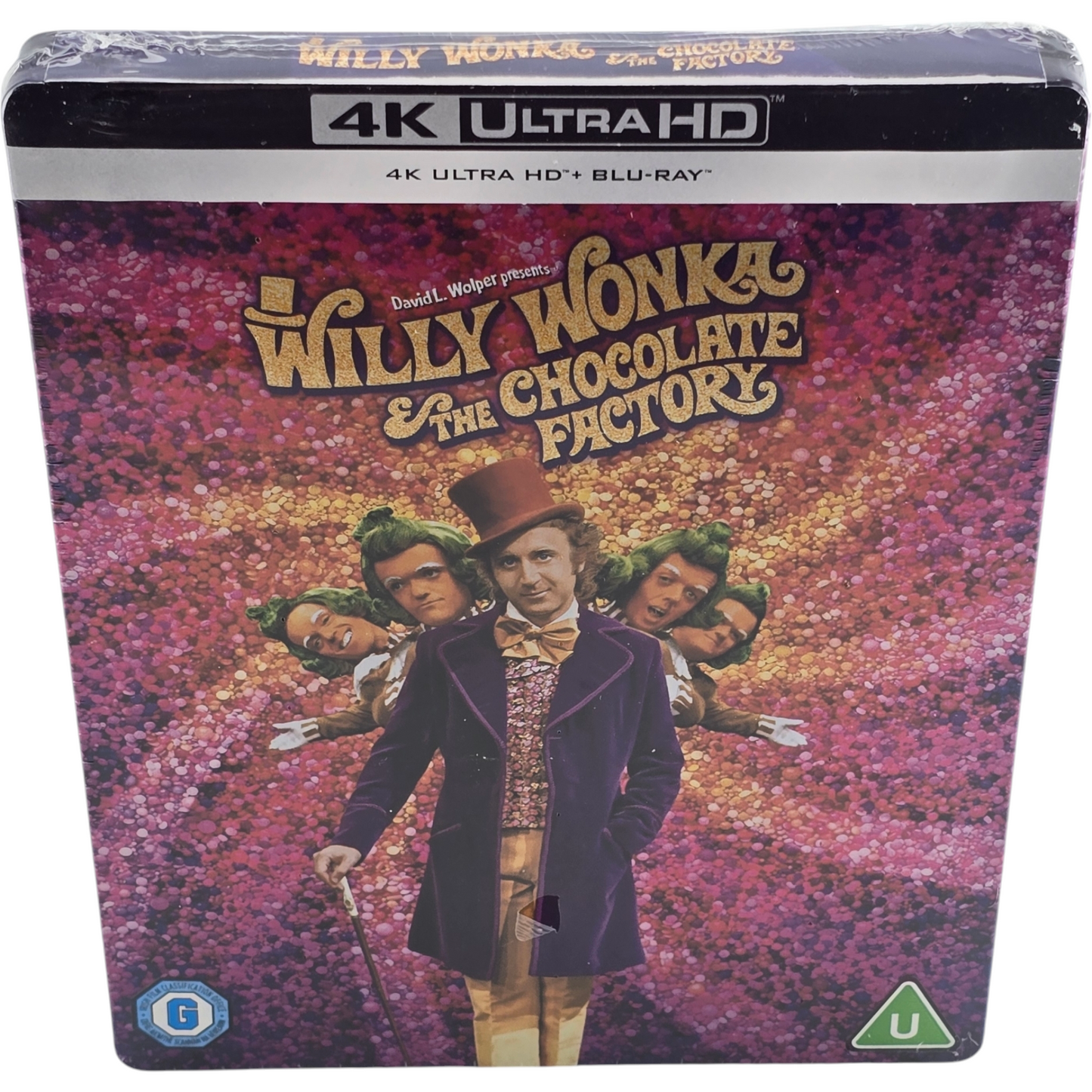 Willy Wonka & the Chocolate Factory Steelbook 4K Ultra HD + Blu-ray Zaavi Libre