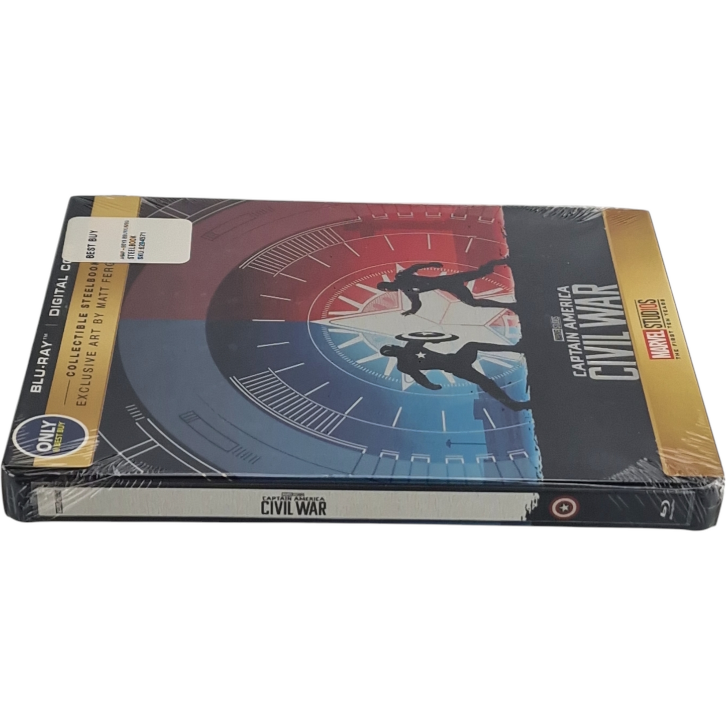 Captain America: Civil War Blu-ray SteelBook Titre Débossé Best Buy 2018 Zone A